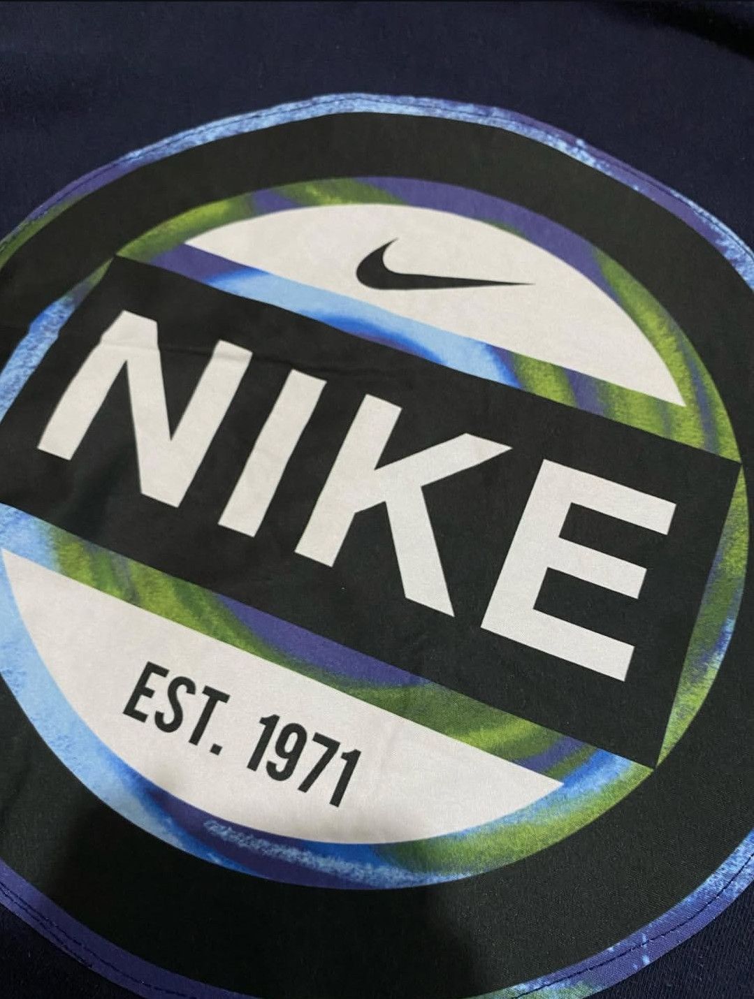 Nike Hype Vintage Nike Circle Earth Logo Sweatshirt Size US L / EU 52-54 / 3 - 3 Thumbnail