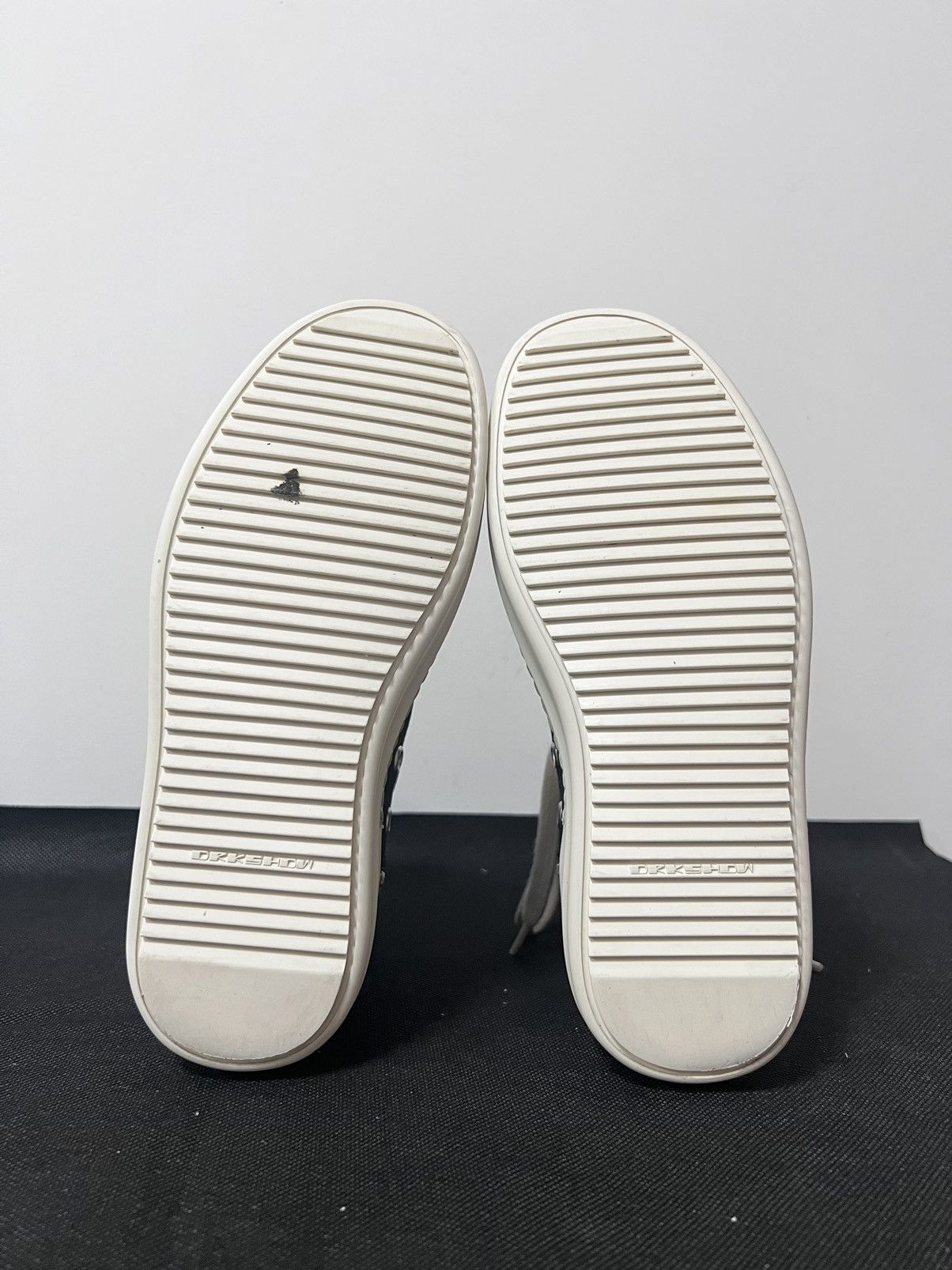 Rick Owens Drkshdw Rick owens drkshdw waxed ramones high top sneakers sz35 Size US 5 / IT 35 - 8 Thumbnail