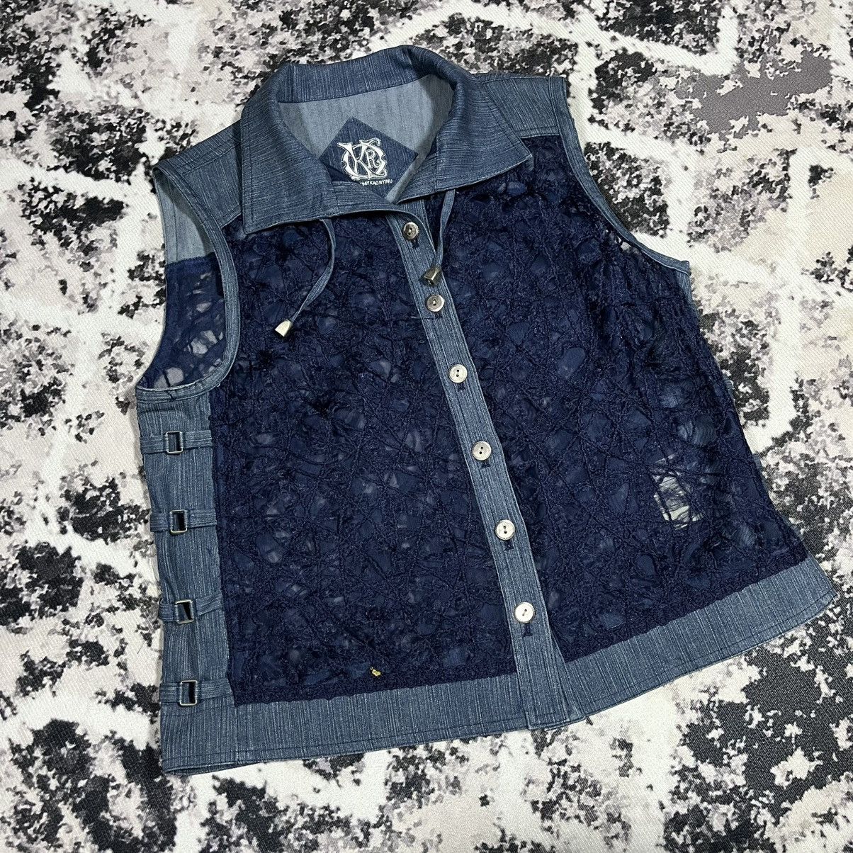 If Six Was Nine × Japanese Brand × Vintage Japanese Brand Kaoryinu mesh knit Size US S / EU 44-46 / 1 - 1 Thumbnail