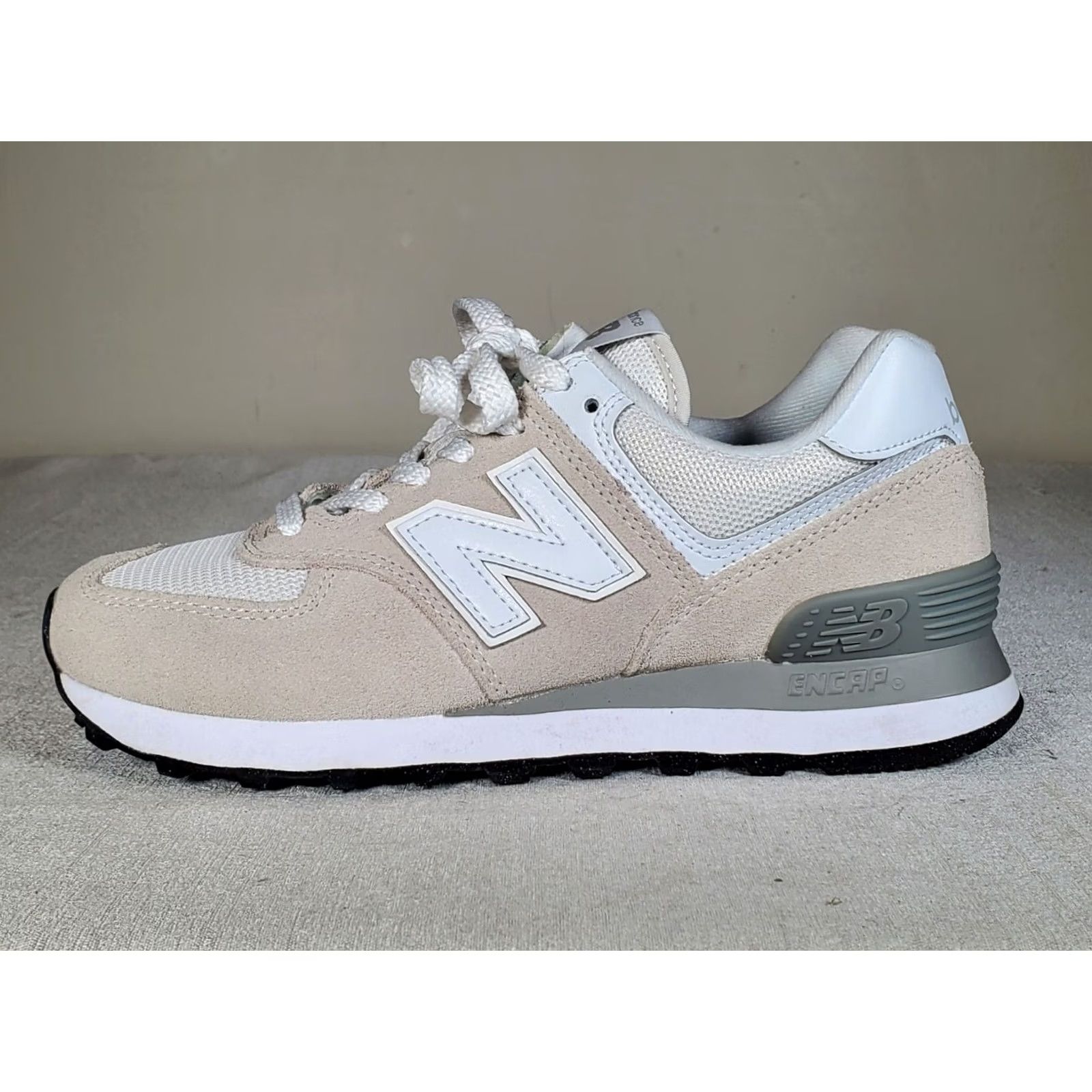 New Balance New Balance 574 Core Sneakers WL574EVW Nimbus Cloud / White Womens US 6.5 B Size US 7 / IT 37 - 5 Thumbnail