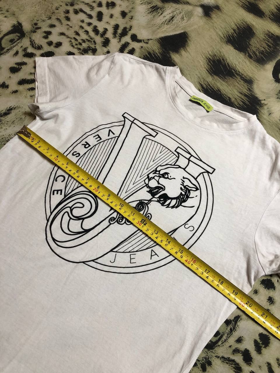 Versace Jeans Couture Versace Jeans Logo White Tee Shirt streetwear Size US M / EU 48-50 / 2 - 8 Thumbnail