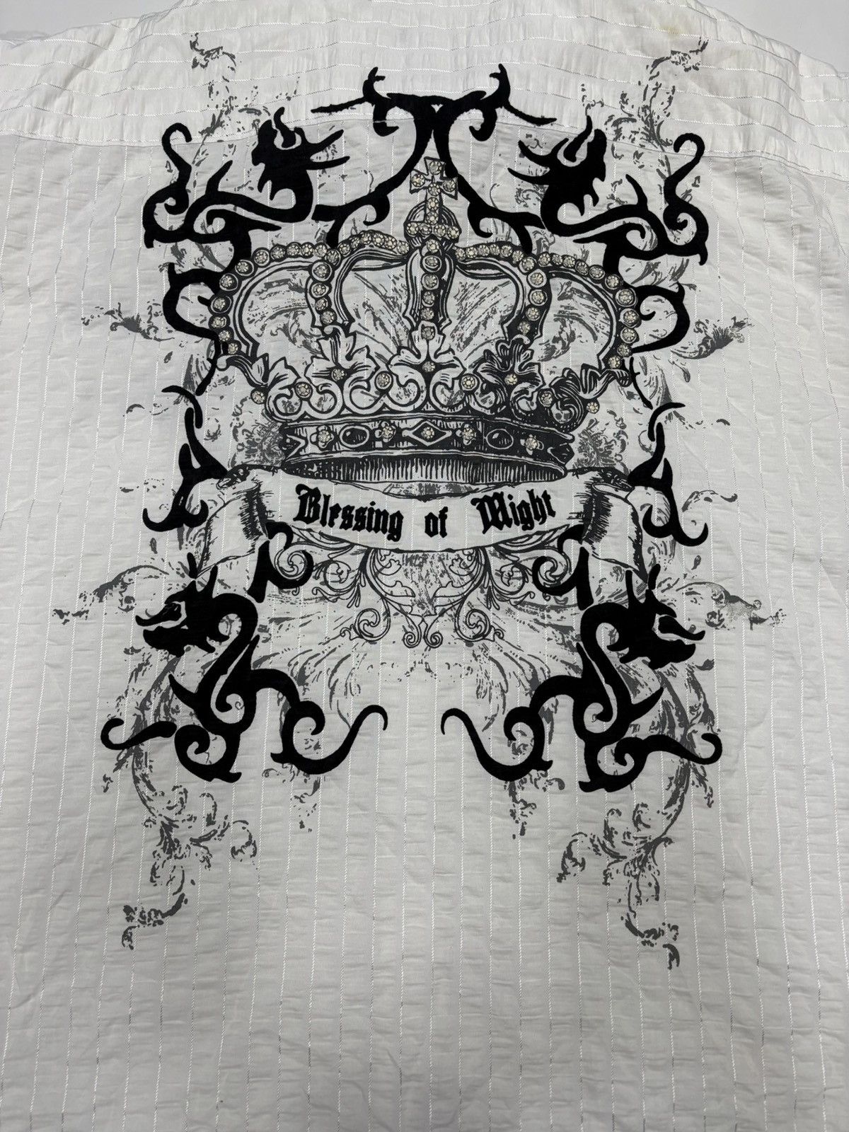 Hysteric Glamour 🔥PREMIUM CULTURE TRIBAL CROWN OVERSIZED BUTTON SHIRT Size US XXL / EU 58 / 5 - 13 Thumbnail