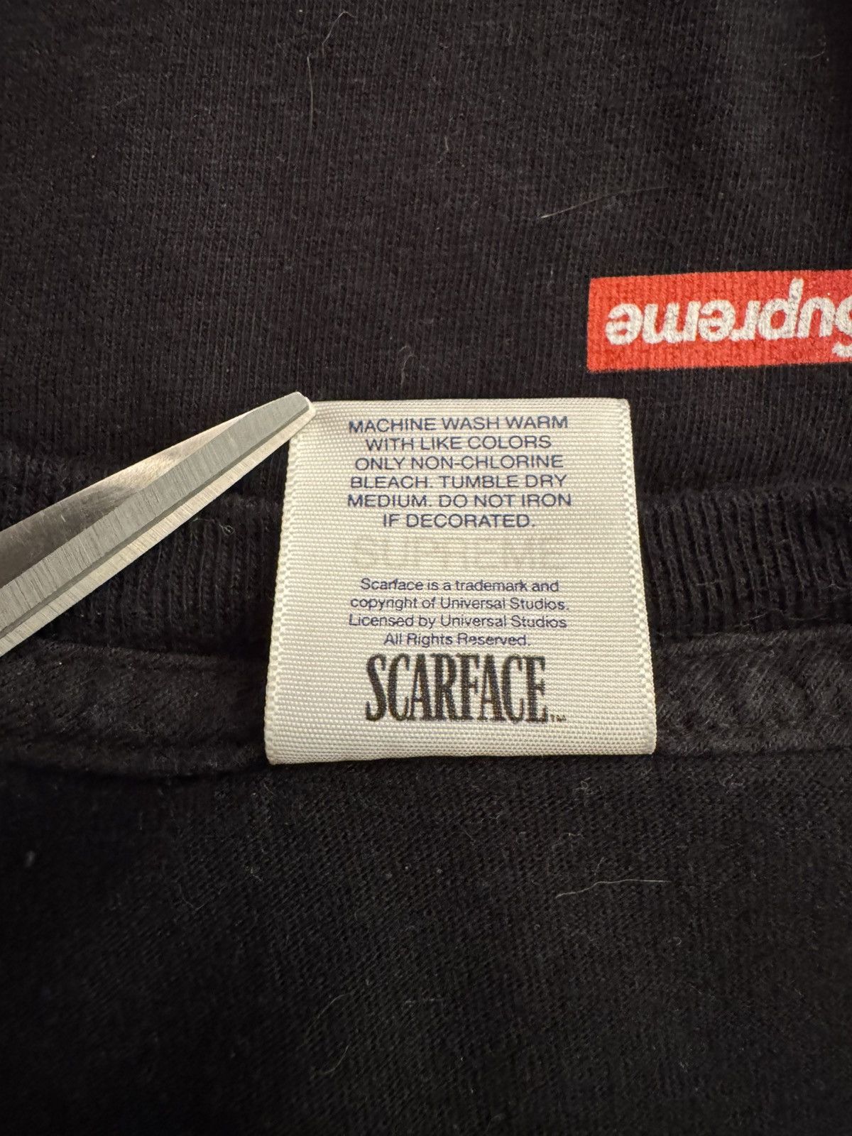 Supreme Supreme Scarface Split Tee Size US L / EU 52-54 / 3 - 4 Thumbnail