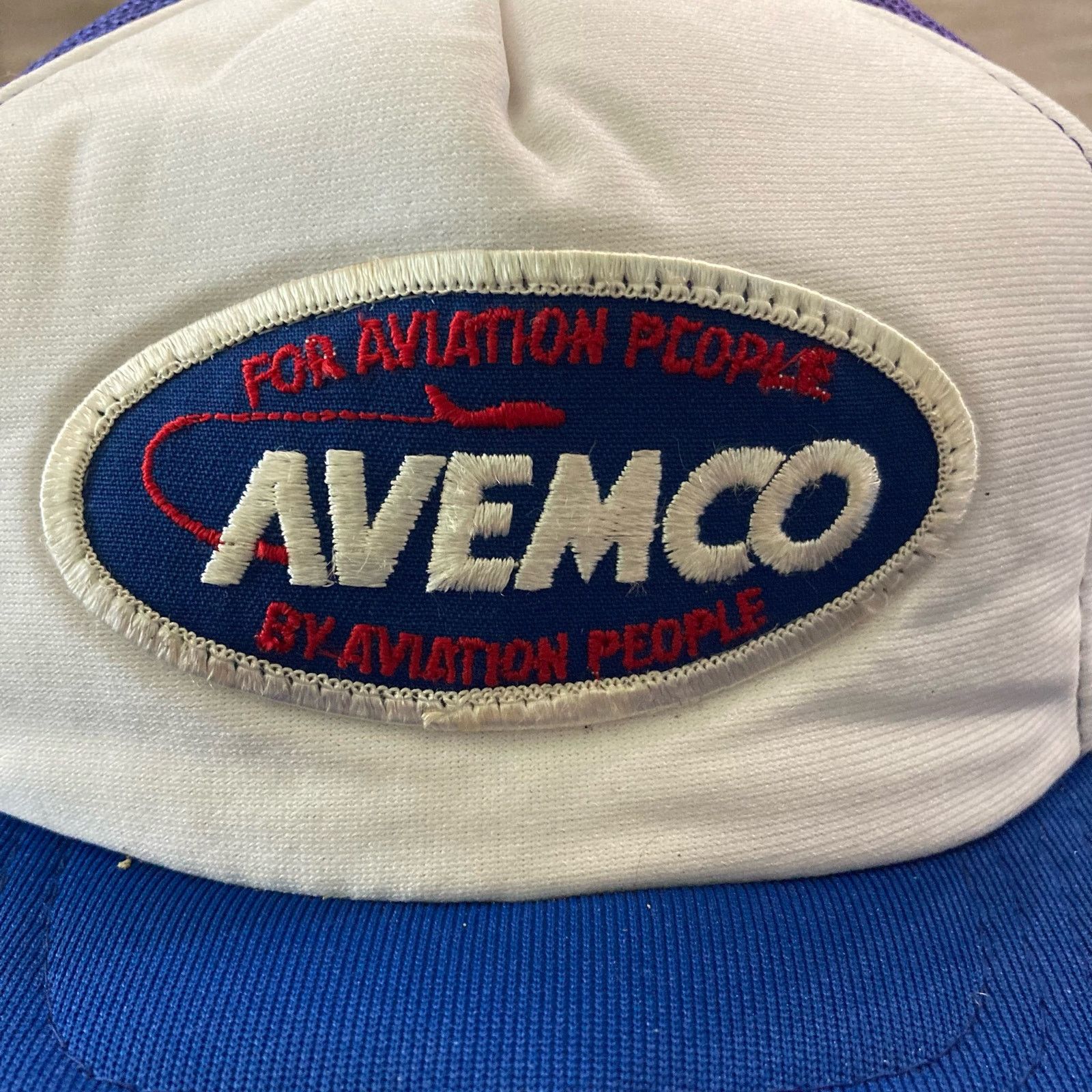 Other Vintage Avemco Aviation Patch Trucker Hat Snapback DAMAGED Size ONE SIZE - 2 Thumbnail