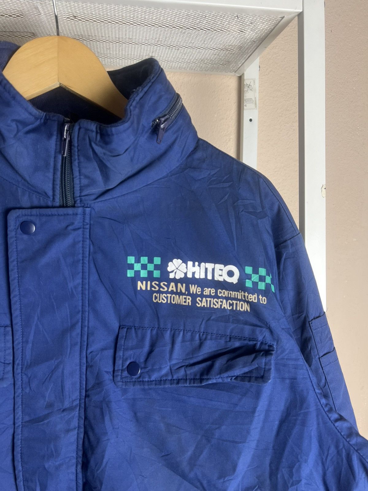 Vintage Vintage Nissan Workwear Jacket Stain Size US L / EU 52-54 / 3 - 2 Thumbnail