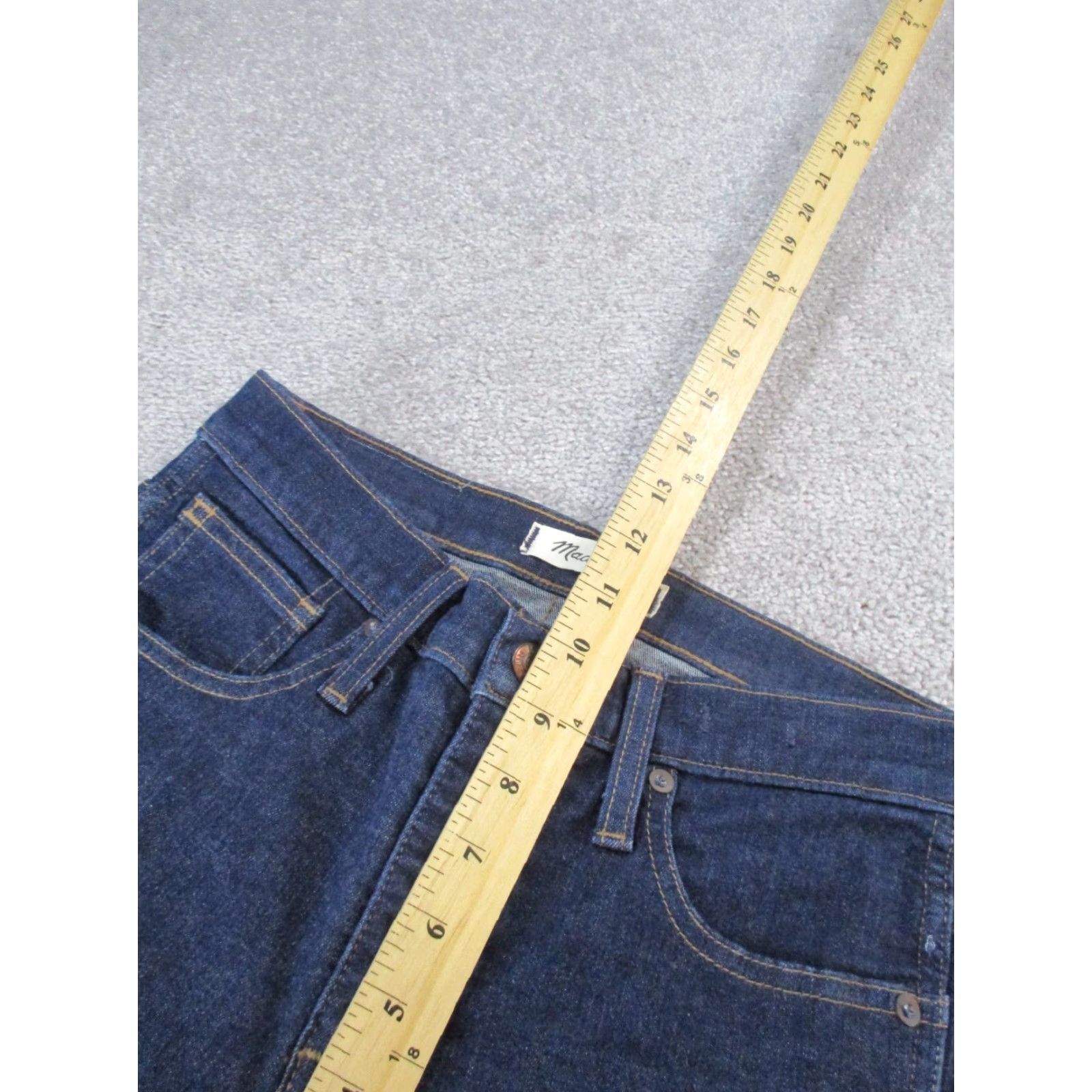 Madewell Madewell Jeans Womens 26 Mid Rise Skinny Dark Wash Denim Blue Size 26" / US 2 / IT 38 - 6 Thumbnail