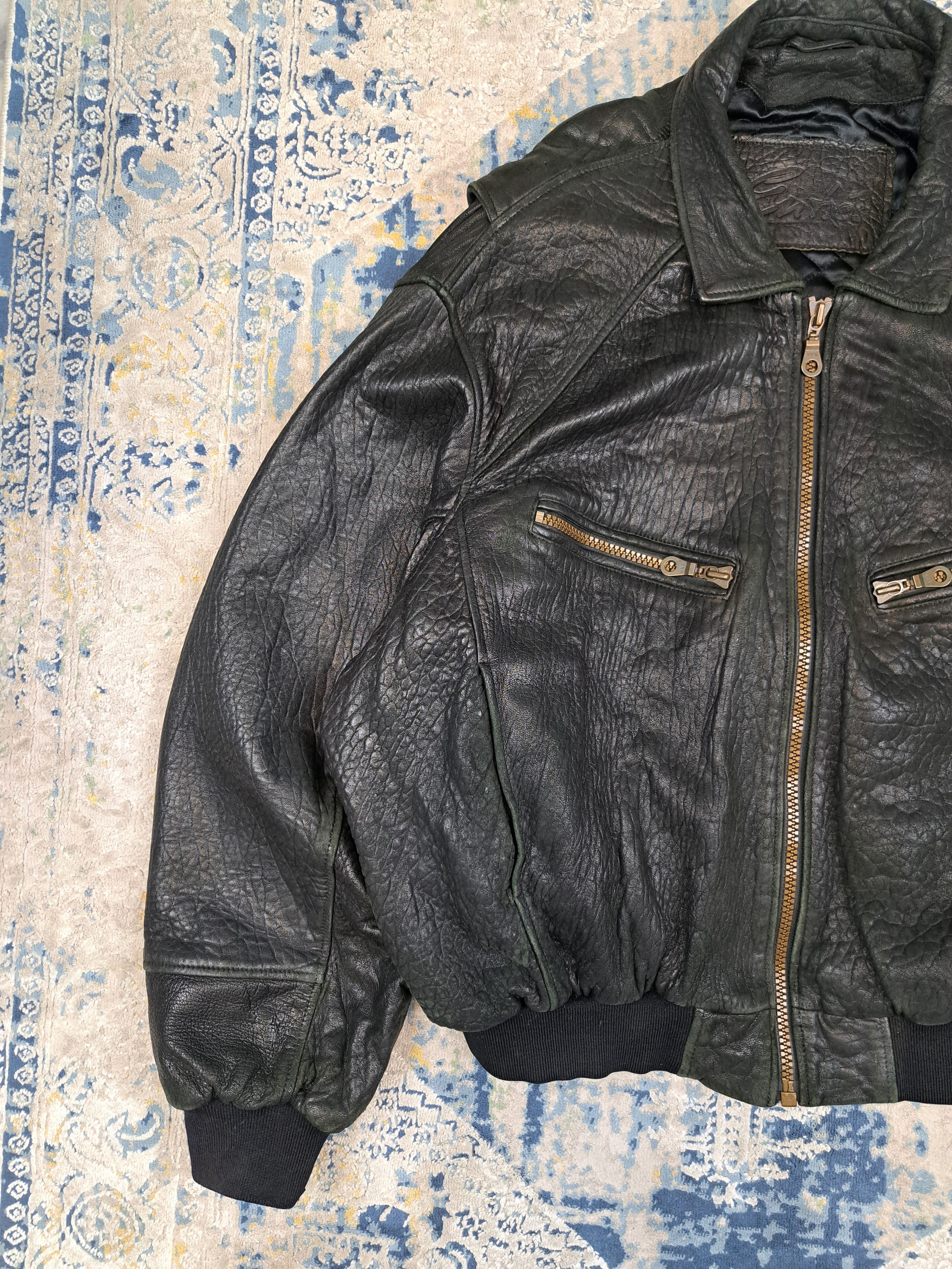 Genuine Leather Genuine Leather Oversize Boxy Fit Bomber Jacket Archive Size US XL / EU 56 / 4 - 2 Thumbnail