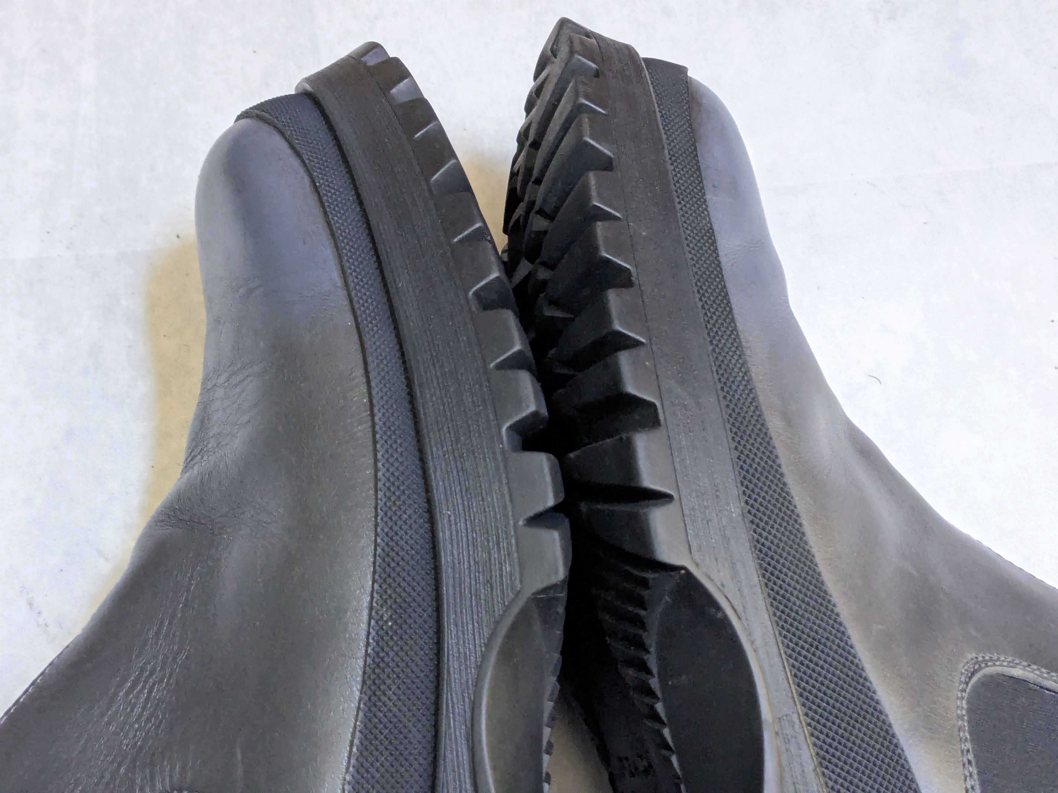 Prada Prada Chelsea Boots Gray Leather 10.5 Black Rubber Y2K Size US 10.5 / EU 43-44 - 6 Thumbnail