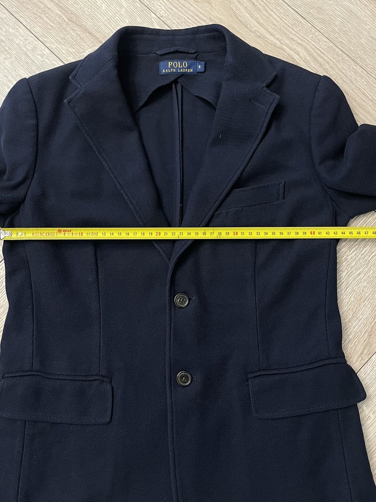 Polo Ralph Lauren Polo Ralph Lauren Soft Stretch Cotton Women's Blazer in Blue Size S / US 4 / IT 40 - 15 Thumbnail