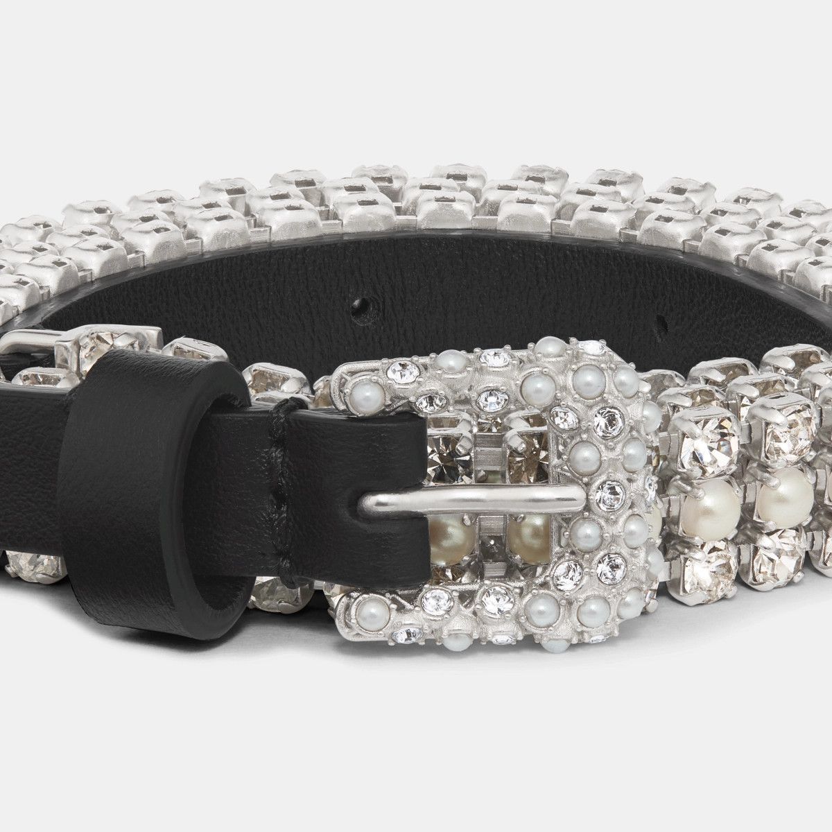 Dior o1bcso1str0126 Size:OS/Sparkle Belt in Black/Silver Size ONE SIZE - 4 Thumbnail