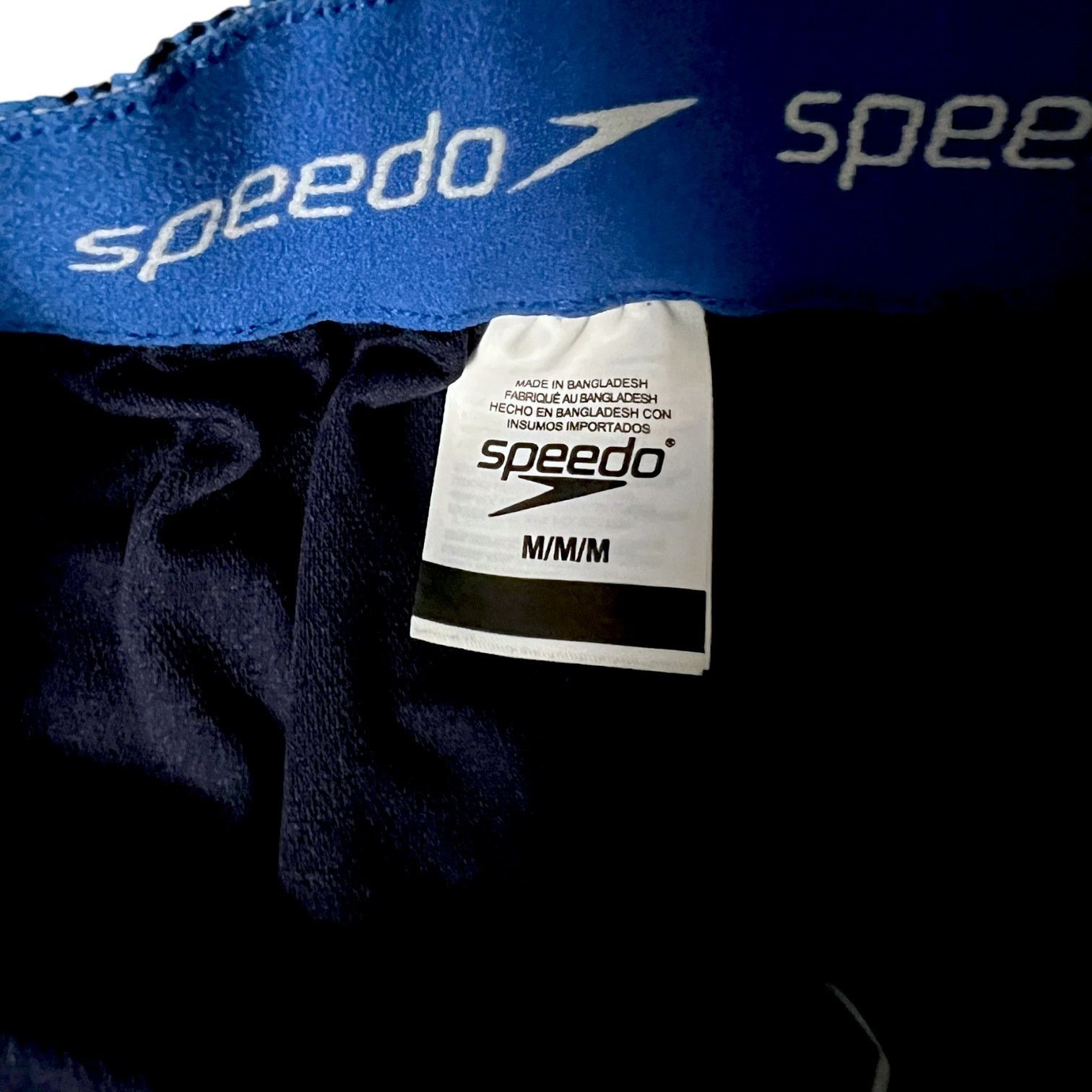 Speedo Speedo Square Leg Blue Beach Board Shorts Men's M $60 NWT 9" Size US 33 - 3 Thumbnail