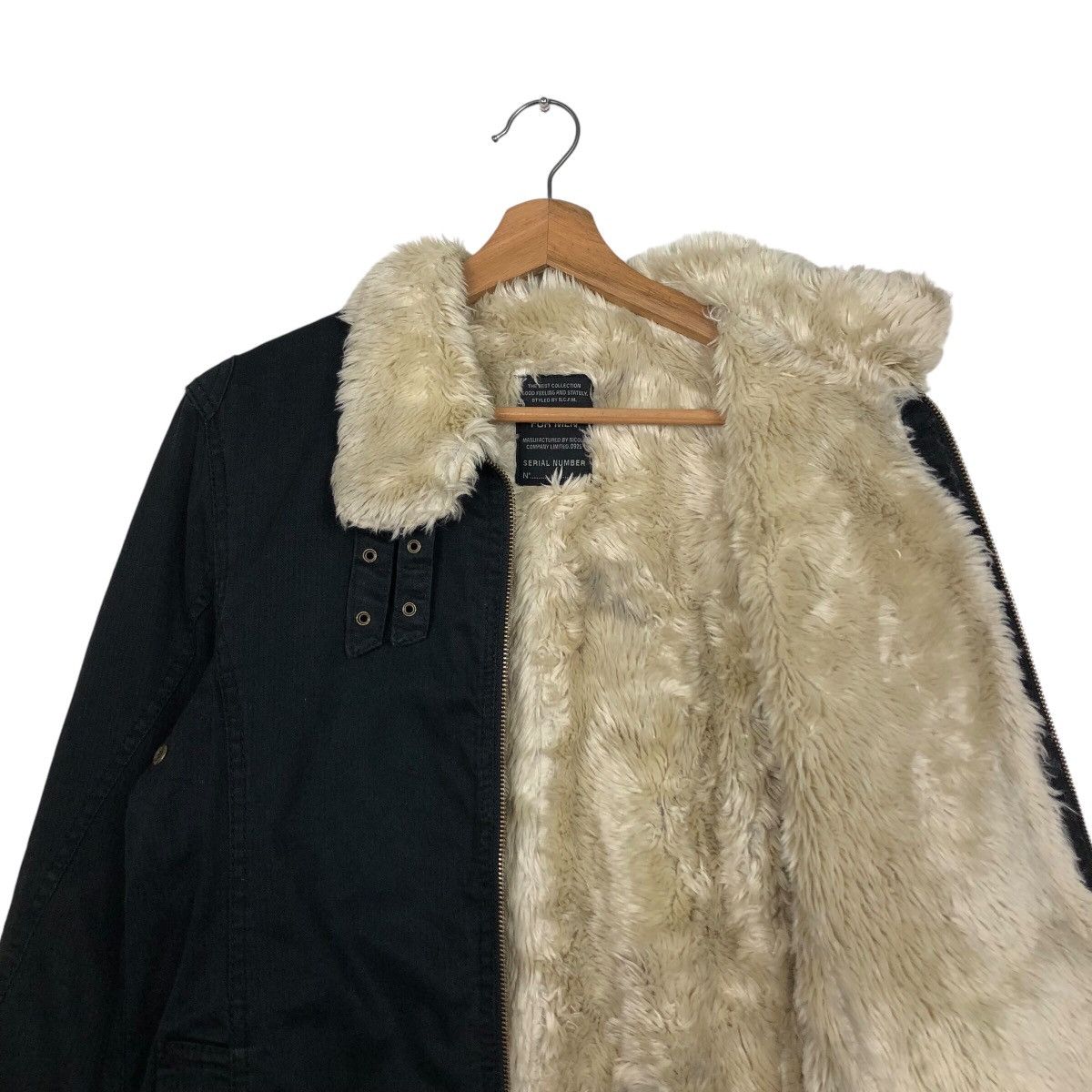 Issey Miyake 📌Vintage Heavy Jacket Biker Nicole For Men Fur Blanket Size US M / EU 48-50 / 2 - 13 Thumbnail