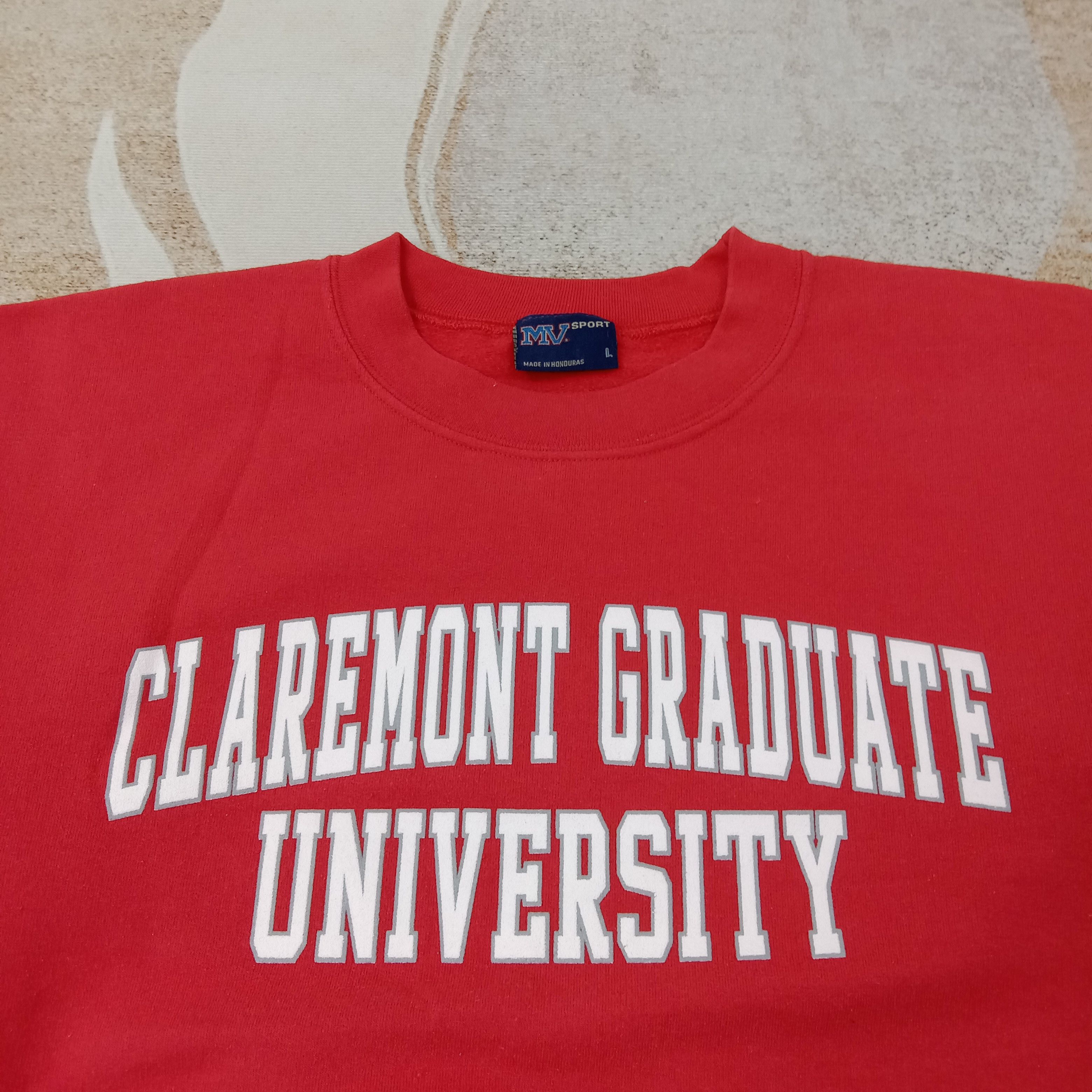 Vintage Claremont Graduate Promo University Sweatshirt C261N3 Size US L / EU 52-54 / 3 - 2 Thumbnail