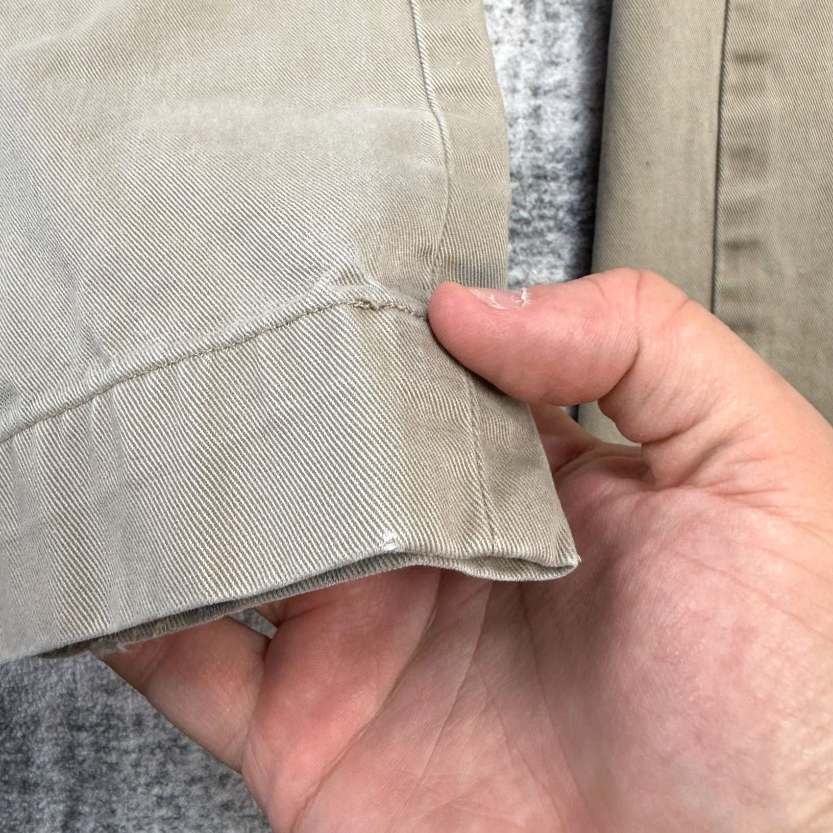 Polo Ralph Lauren Polo Ralph Lauren Pants Mens 37x28 Khaki Classic Straight Chino Twill Cotton Beige Beige Flat Front Slash Pocket 38 Size US M / EU 48-50 / 2 - 4 Thumbnail