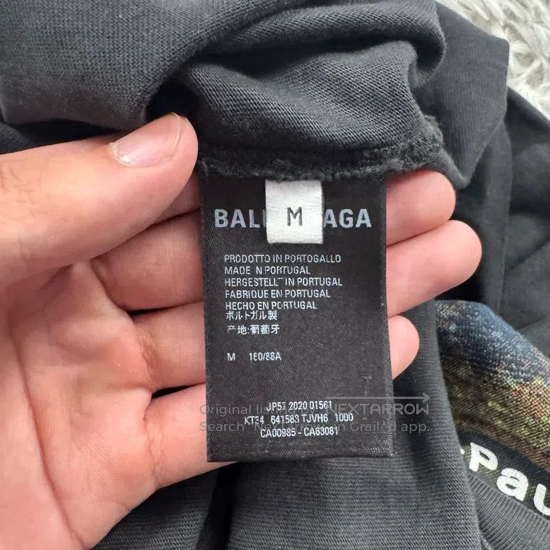 Balenciaga Balenciaga Castle Print Long Sleeve Hoodie Sweatshirt Size US M / EU 48-50 / 2 - 7 Thumbnail