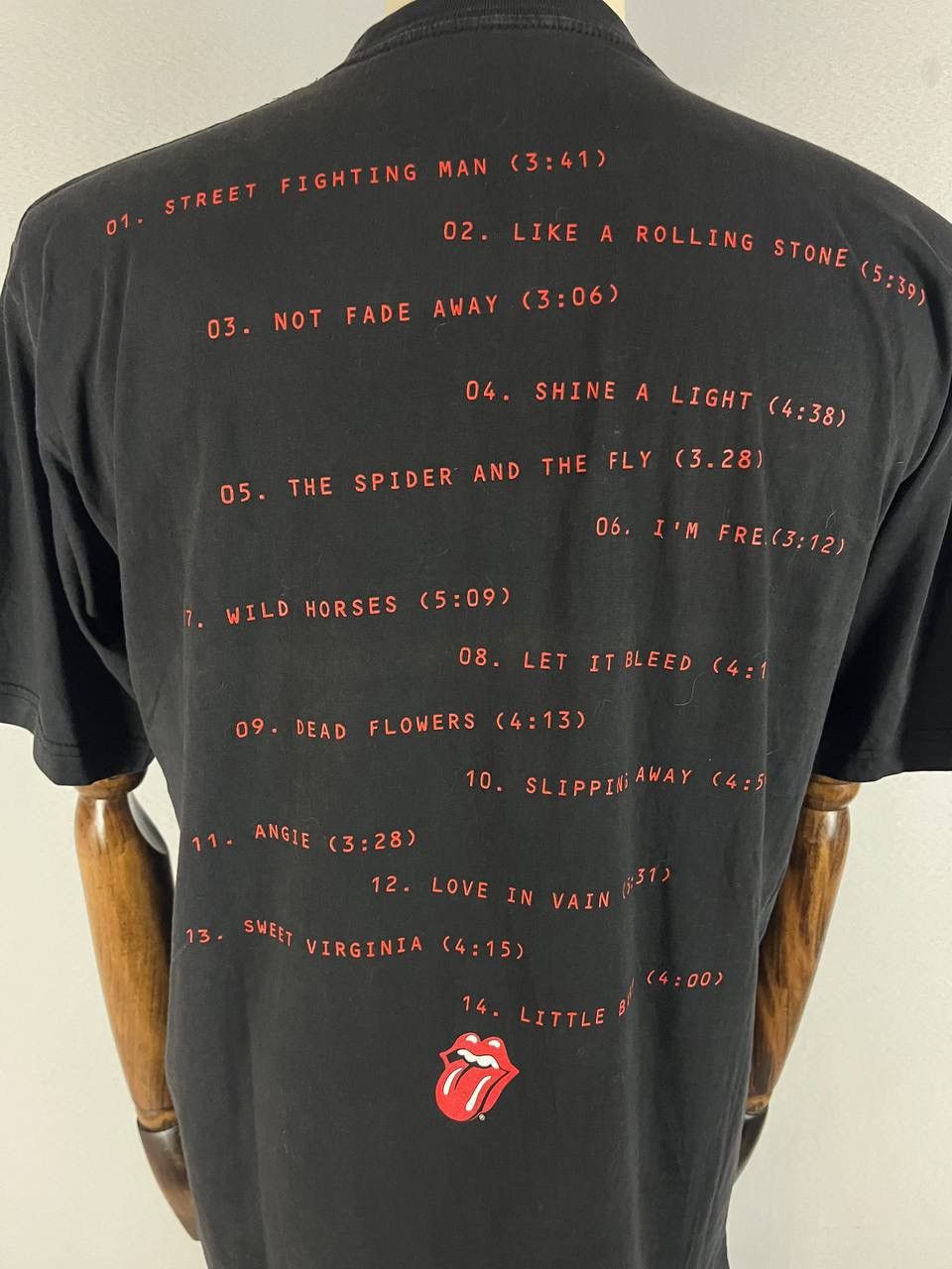 The Rolling Stones The Rolling Stones Tee T Shirt Vintage Stripped Black Size US L / EU 52-54 / 3 - 8 Thumbnail