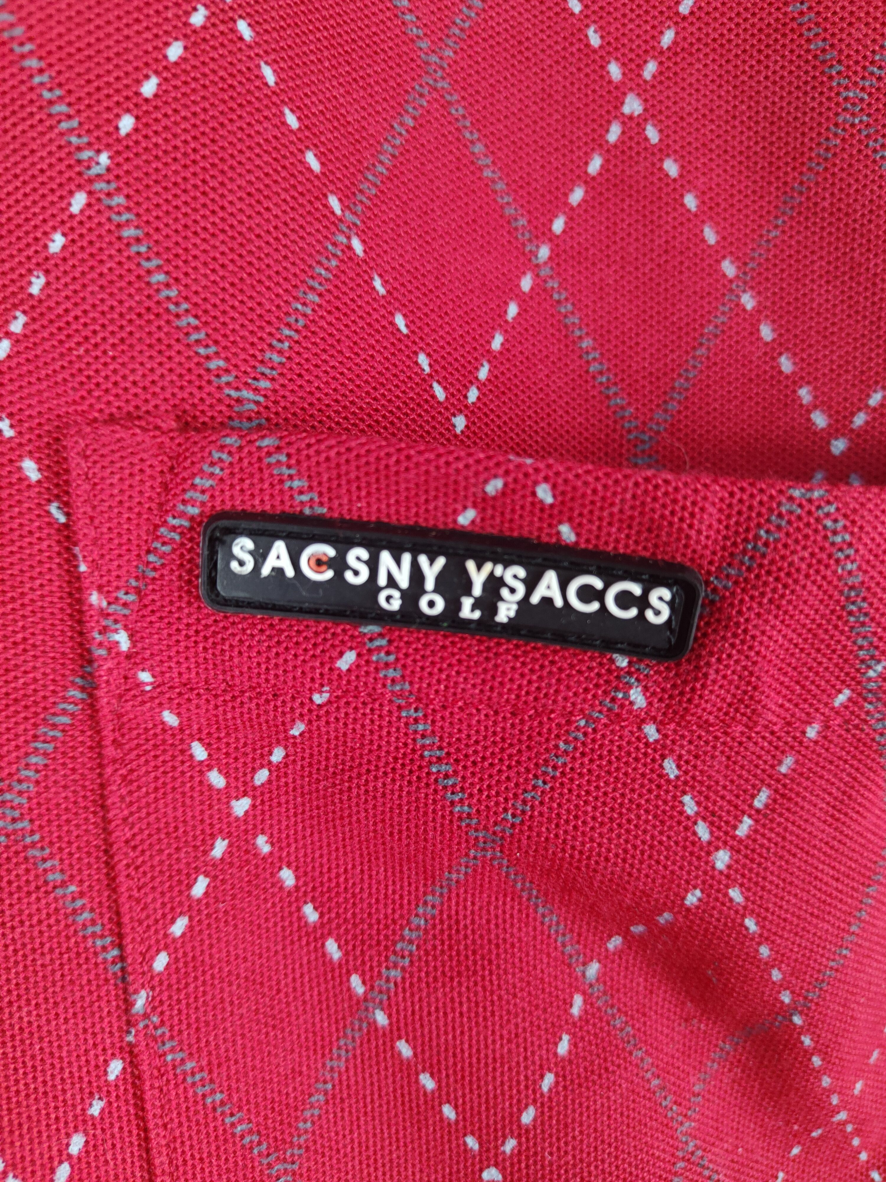Yohji Yamamoto DL Sacsny Y'saccs yohji yamamoto Golf Red Polos #2768 Size US L / EU 52-54 / 3 - 5 Thumbnail