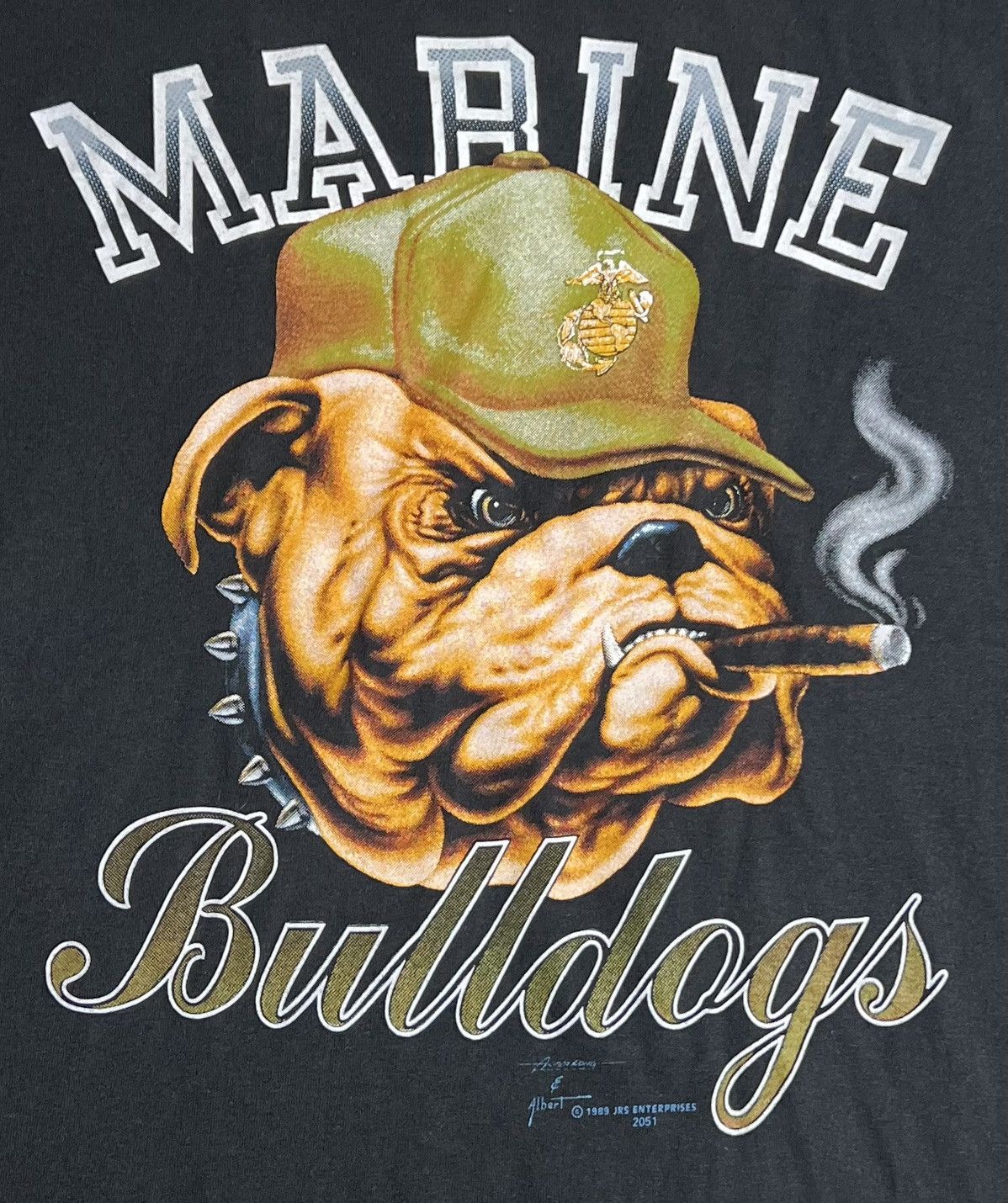 Vintage Vintage Marines T-shirt Size US XL / EU 56 / 4 - 2 Thumbnail