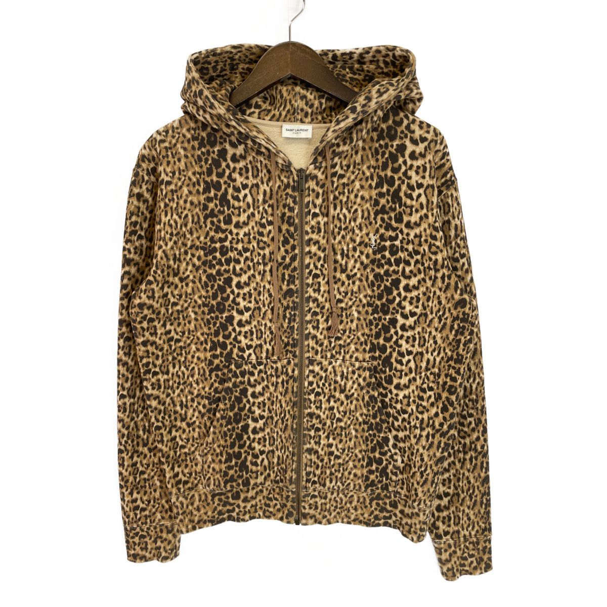 Saint Laurent Paris Saint Laurent Cheetah Zip Hoodie | Grailed