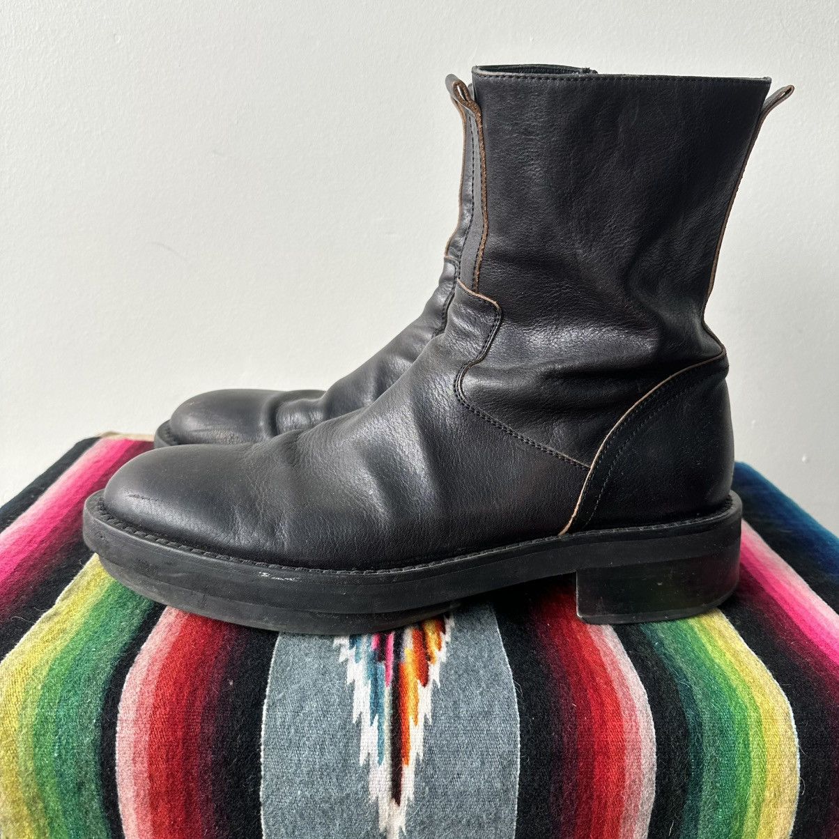 Ann Demeulemeester Iconic FW11 Lace Up zip boots | Grailed