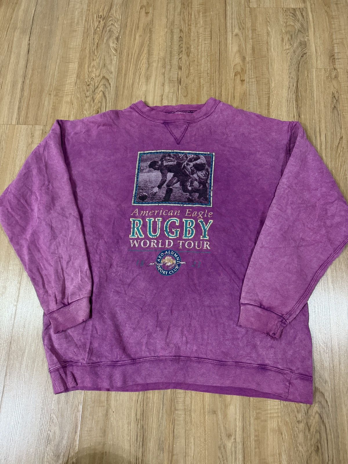 NFL × Vintage Vintage AMERICAN EAGLE RUGBY TOUR sweatshirt Size US L / EU 52-54 / 3 - 1 Thumbnail