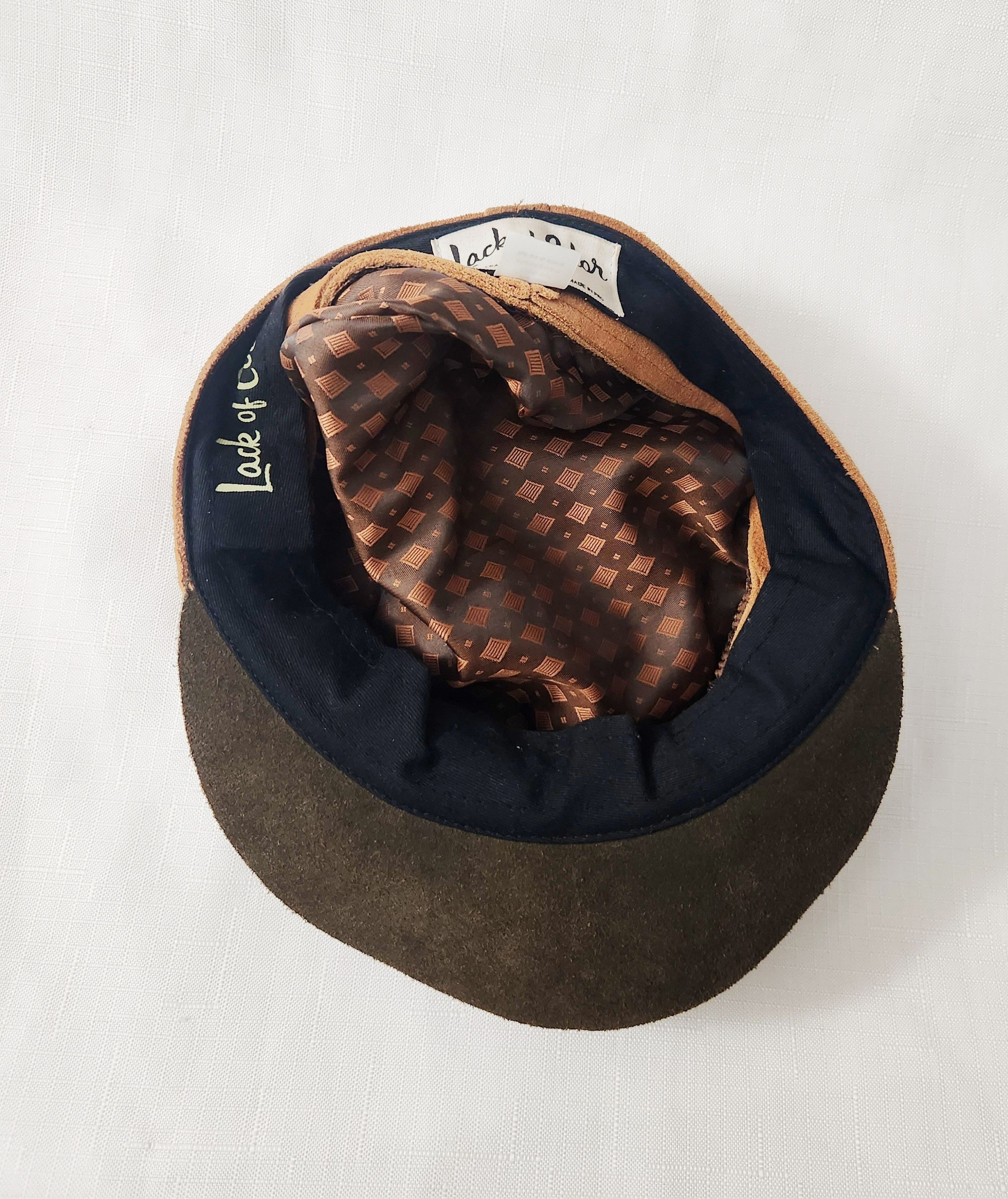 Designer × Lack of Color Lack Of Color Lola Brown 100% Leather Suede Newsboy Small Size ONE SIZE - 10 Thumbnail