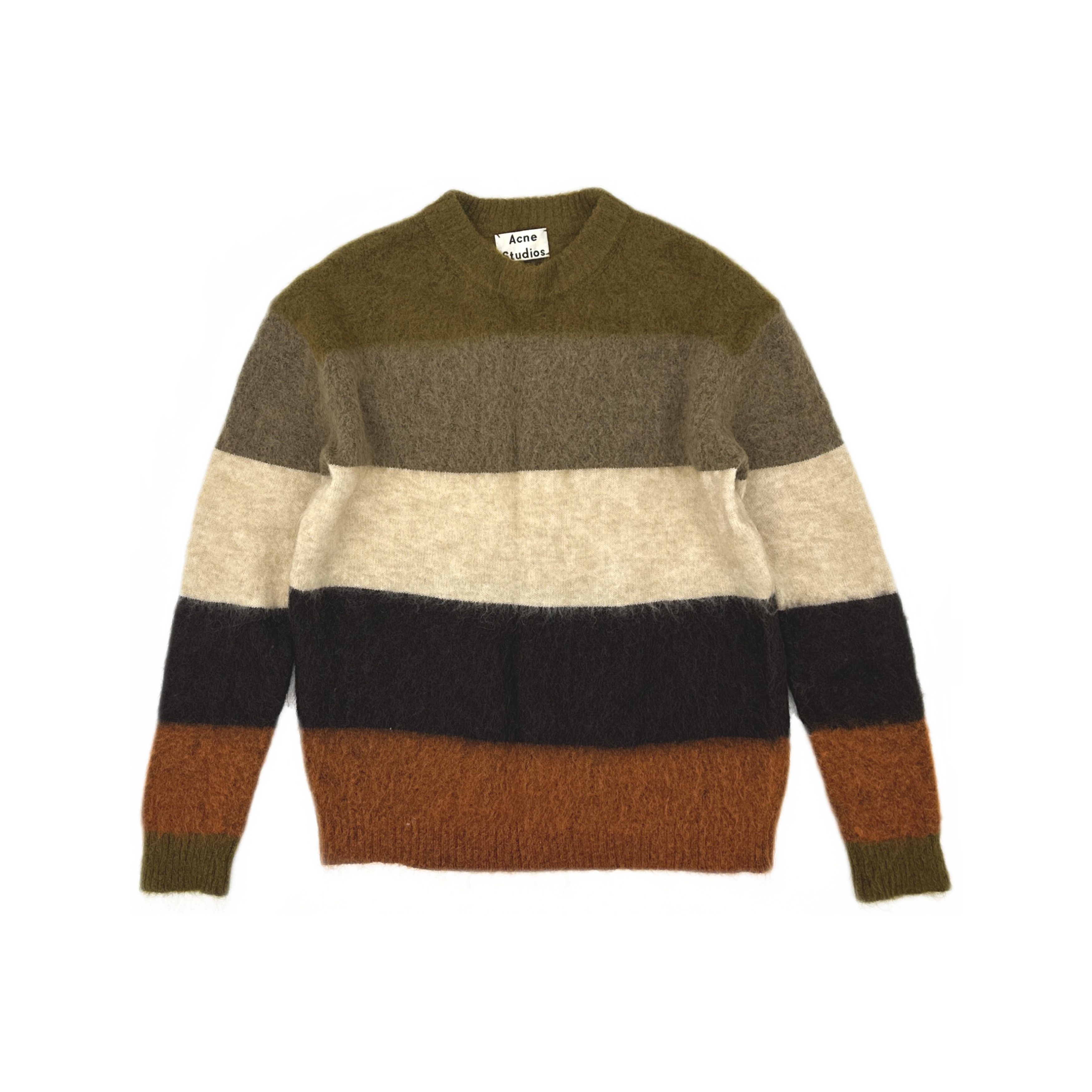 Acne Studios Acne Studios Striped Mohair Sweater Size XXS Size XXS / US 00 / IT 34 - 1 Thumbnail