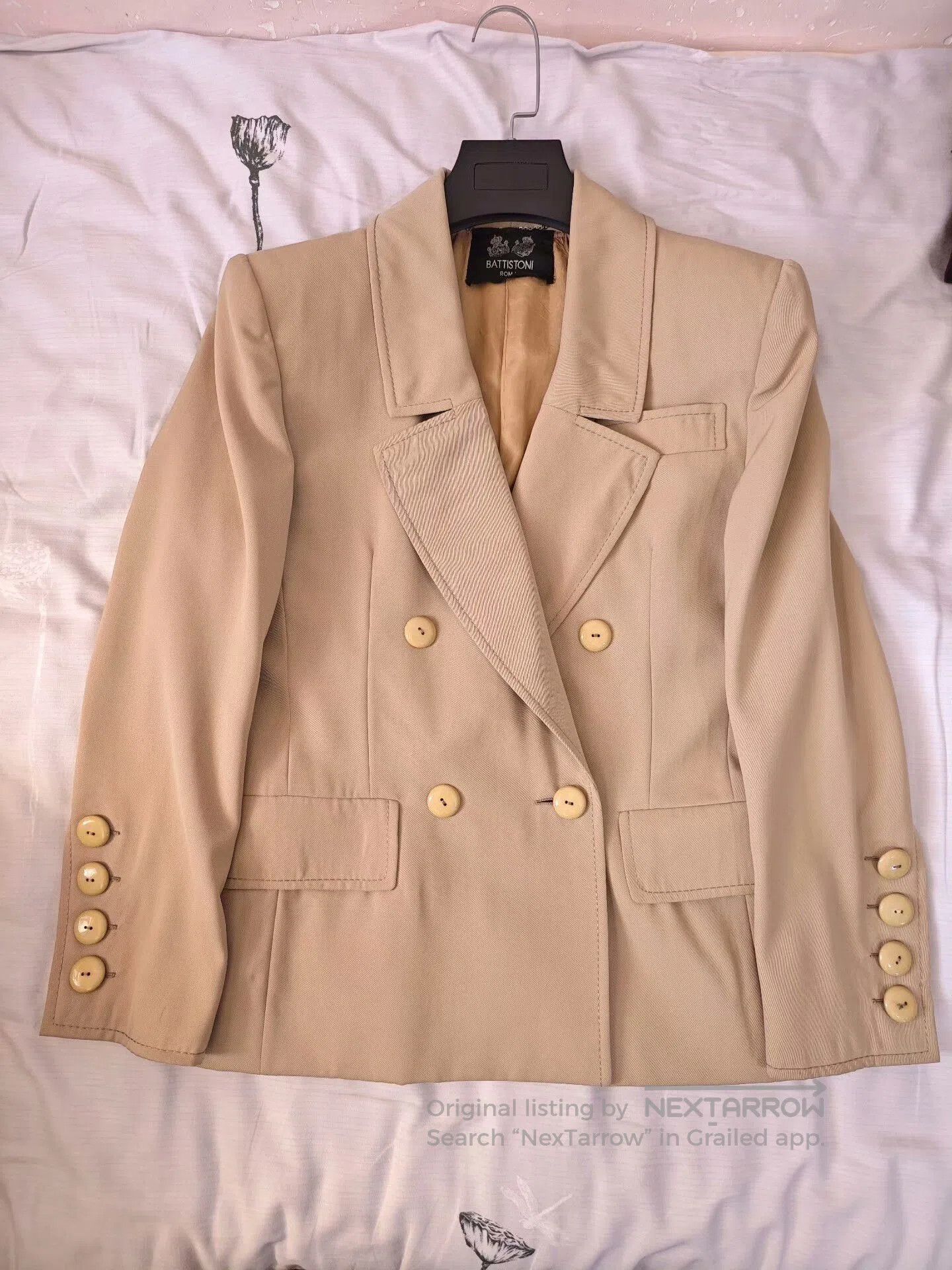 Battistoni Battistoni Italian Wool Blend Women’s Blazer. Size M / US 6-8 / IT 42-44 - 7 Thumbnail