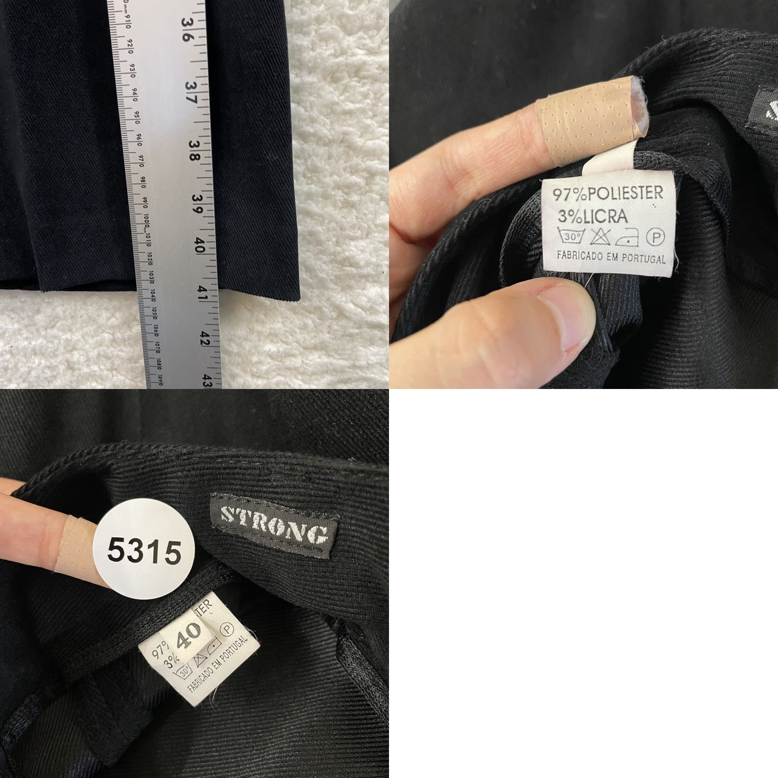 Vintage VINTAGE 90s Y2K Dress Pants Black Trousers Slacks Office Grunge 8 28 29 Women’s Size 30" / US 8 / IT 44 - 8 Thumbnail