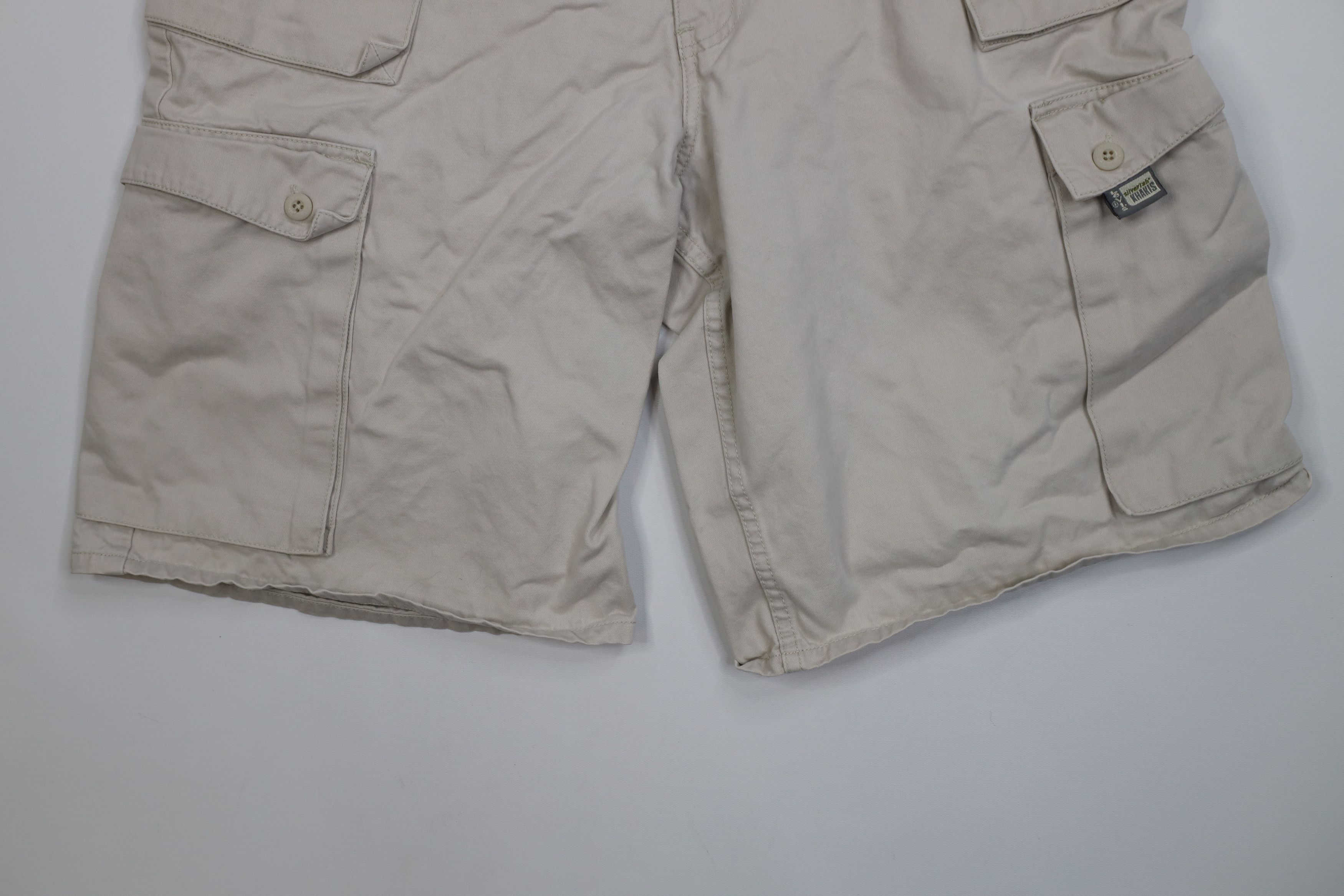 Levi's Vintage 90 Levis Silvertab Loose Fit Big Pocket Cargo Shorts Size US 36 / EU 52 - 4 Thumbnail