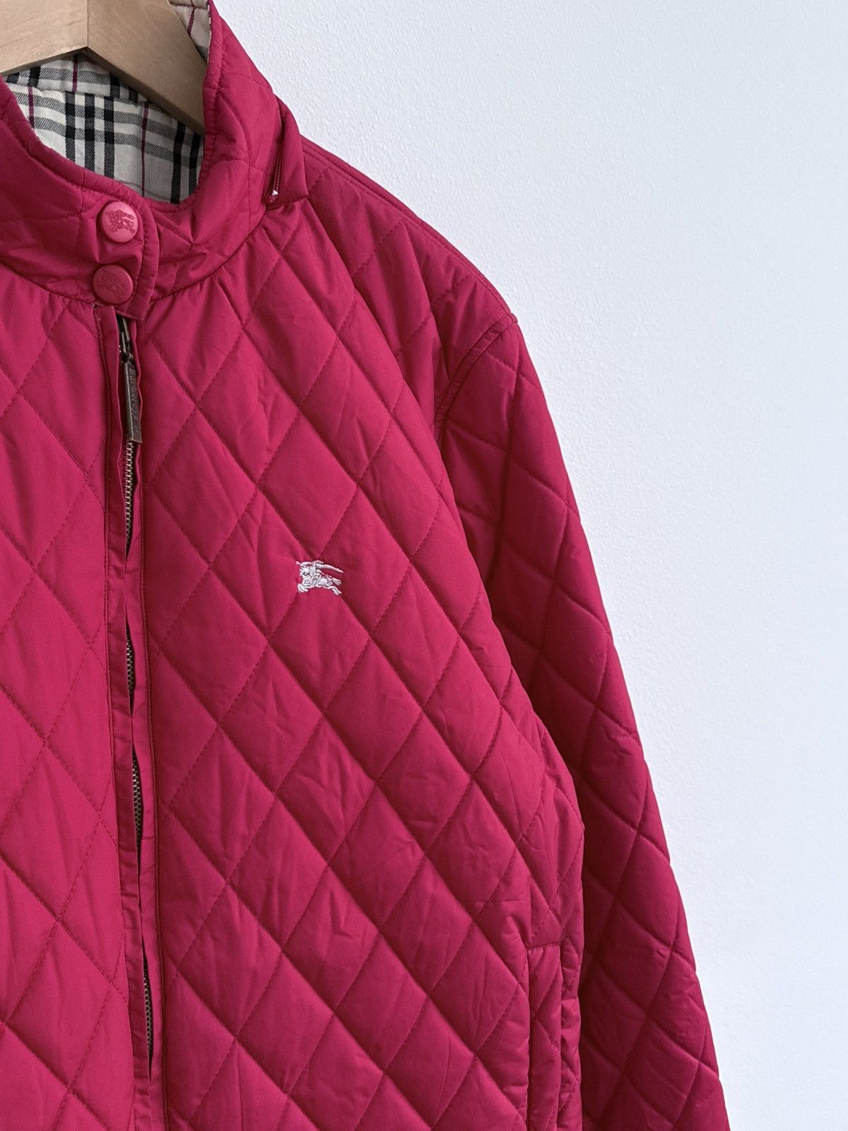 Burberry Vintage Burberry Quilted Nova Check Reversible Jacket Size XL / US 12-14 / IT 48-50 - 3 Thumbnail