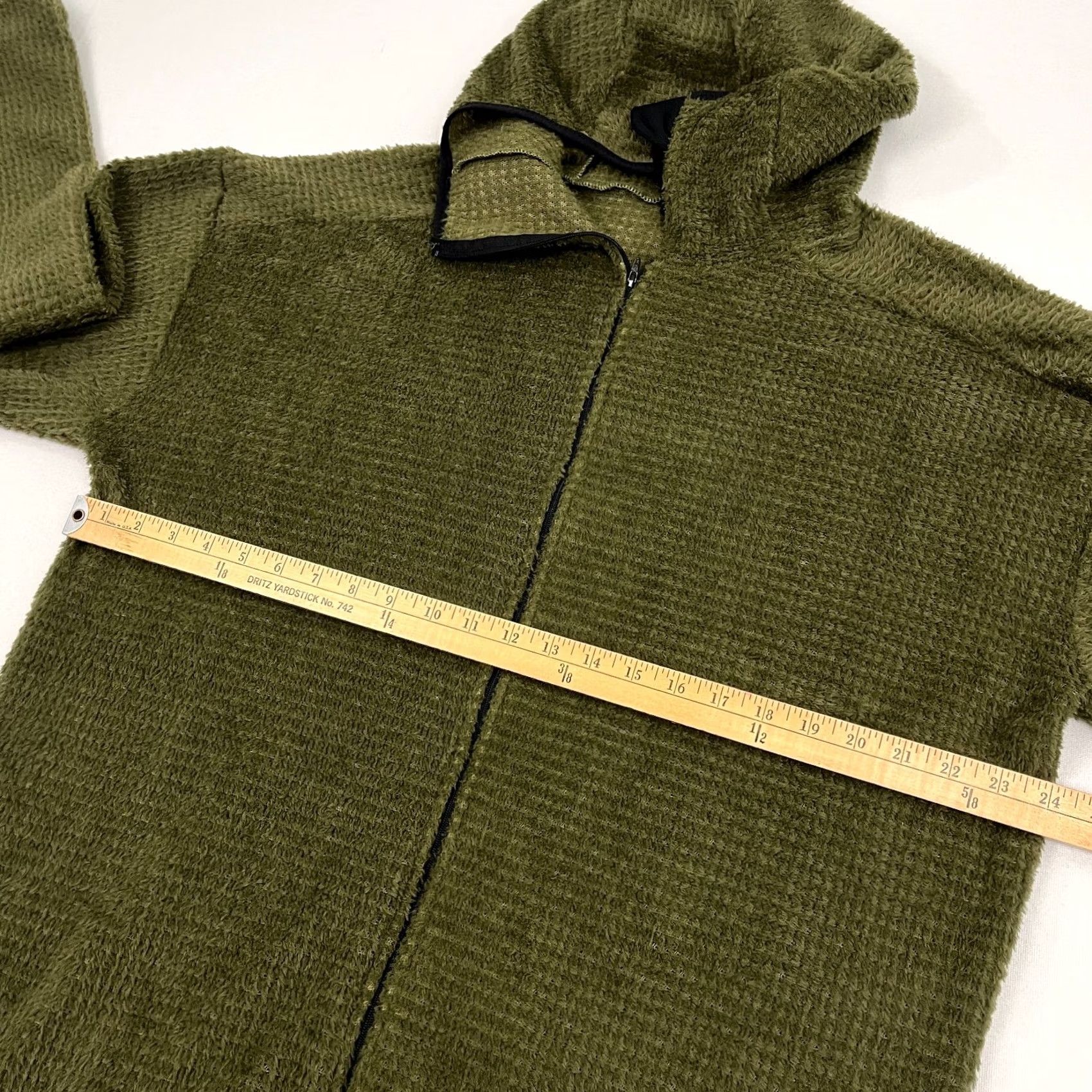 Vintage Vado Apparel Jacket Mens XL Green Grid Fleece Polartec Lightweight Hooded Hiking Jacket Size US XL / EU 56 / 4 - 7 Thumbnail