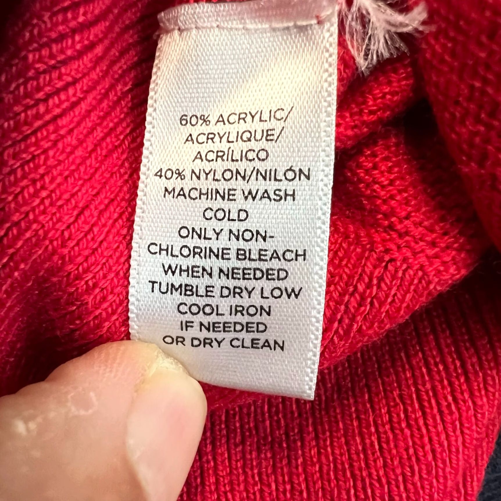 Loft LOFT Knit Sweater Women's Size M Red Long Sleeve with Side Button Accents Size M / US 6-8 / IT 42-44 - 7 Thumbnail