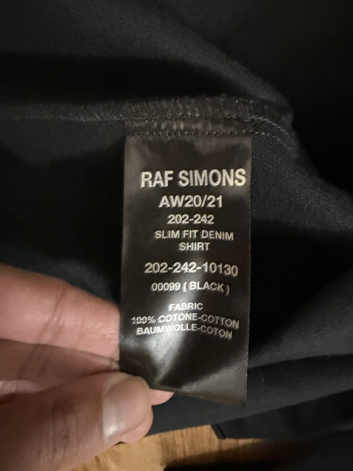 Raf Simons RAF SIMONS LOGO PATCH SHIRT Size US XL / EU 56 / 4 - 6 Thumbnail