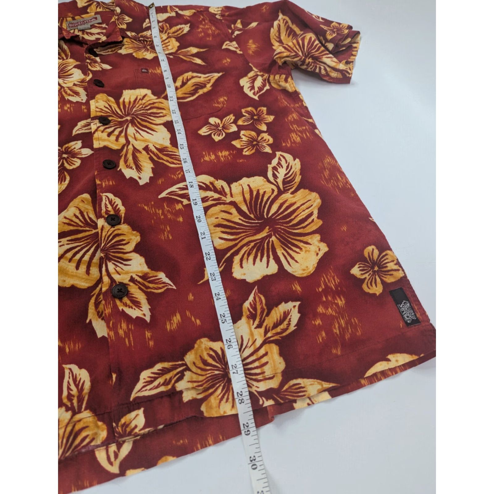 Quiksilver Quiksilver Button Up Red Floral Hawaiian Shirt Men's Medium Tropical Aloha Y2K Mens Size US M / EU 48-50 / 2 - 4 Thumbnail