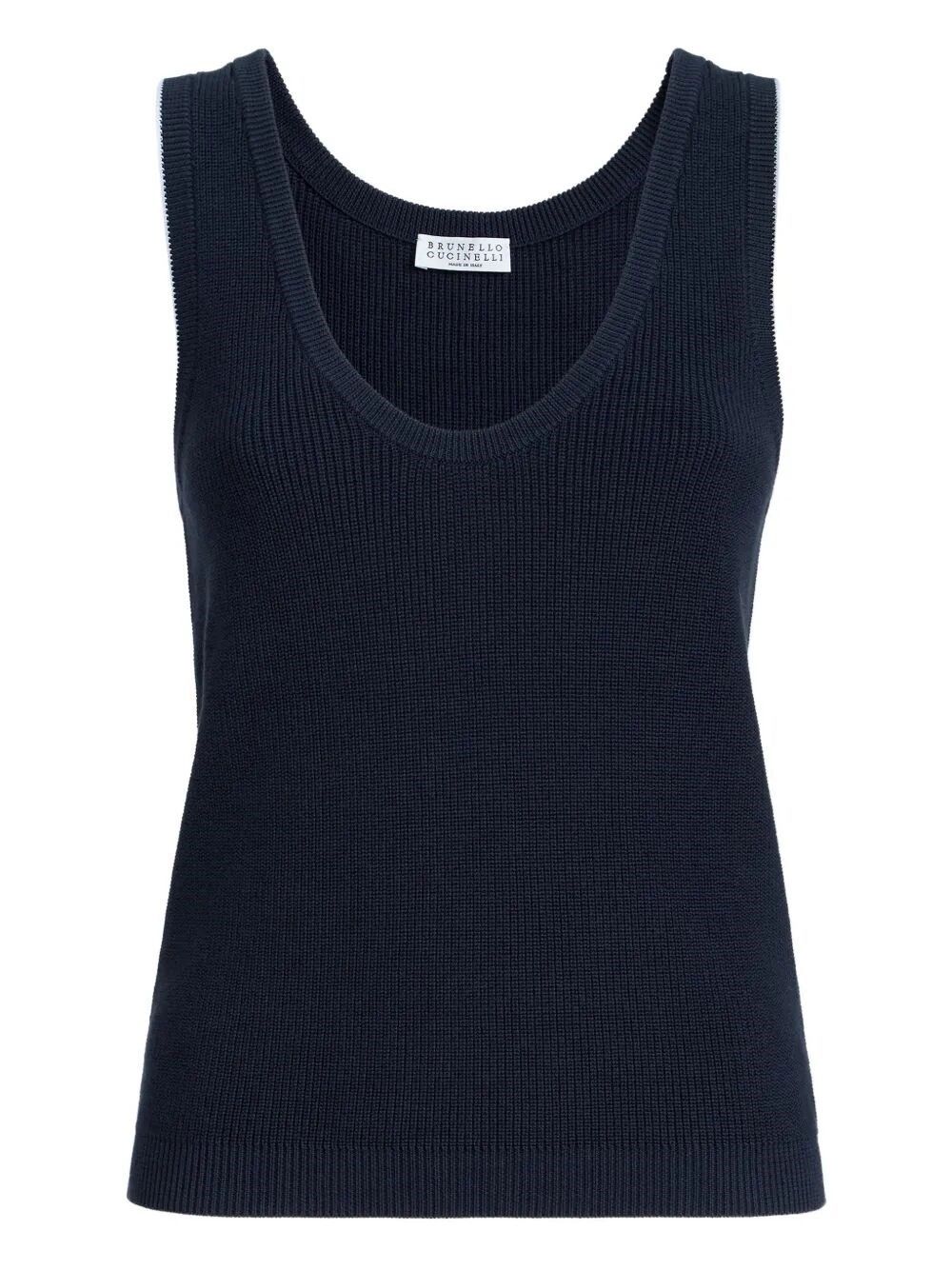 Brunello Cucinelli Knitted Vest Size M / US 6-8 / IT 42-44 - 1 Thumbnail
