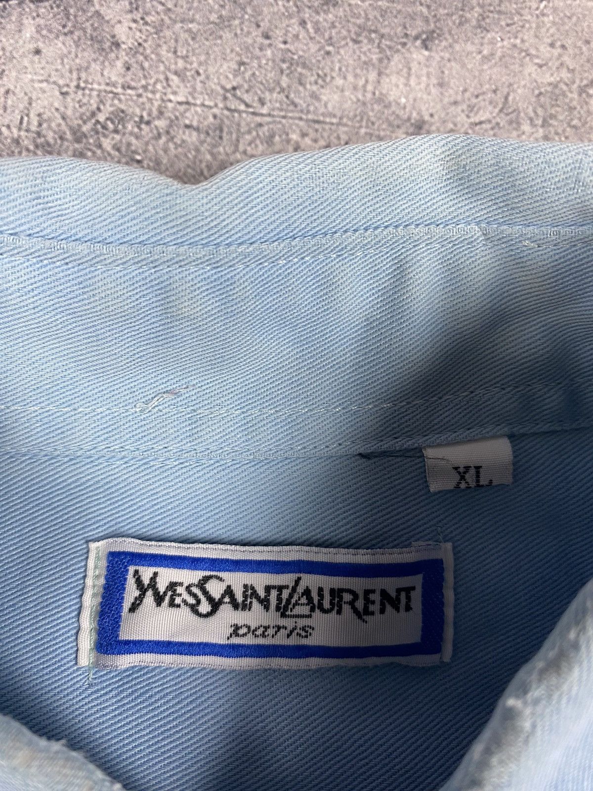 Vintage Vintage 90s Yves Saint Laurent Paris Button Up Shirt Size US XL / EU 56 / 4 - 13 Thumbnail