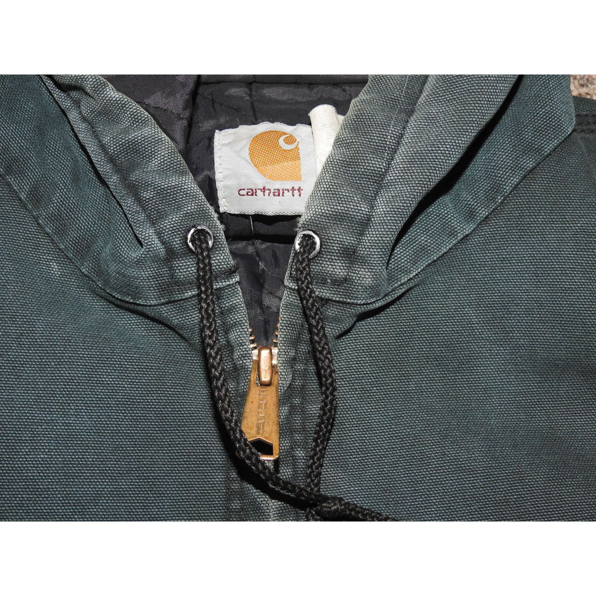 Carhartt Vintage Carhartt Jacket Green Canvas Quilted Union Made 90s Size US XXL / EU 58 / 5 - 5 Thumbnail