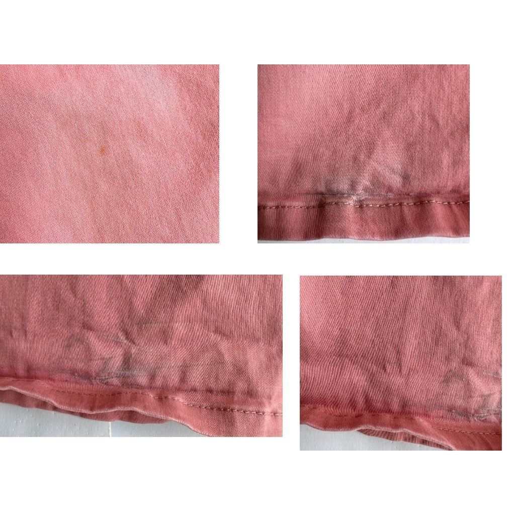 Vintage Vintage 90's Taunt Pants Size 7 Peach Low Rise Wide Leg Size 31" - 12 Thumbnail