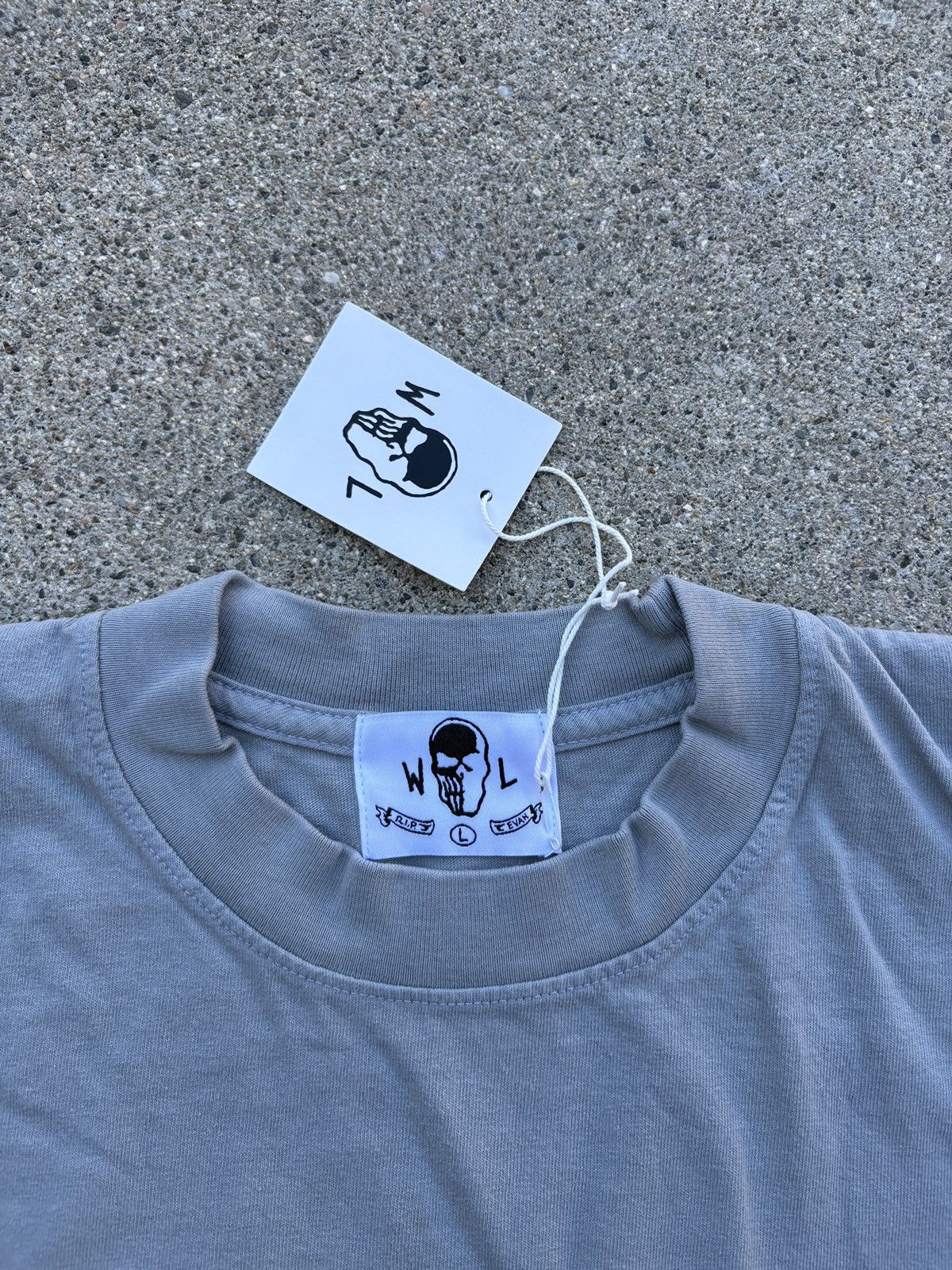Warren Lotas 2022 Warren Lotas “UNFORGIVEN” Blue Grey L/S Shirt Size L Size US L / EU 52-54 / 3 - 3 Thumbnail