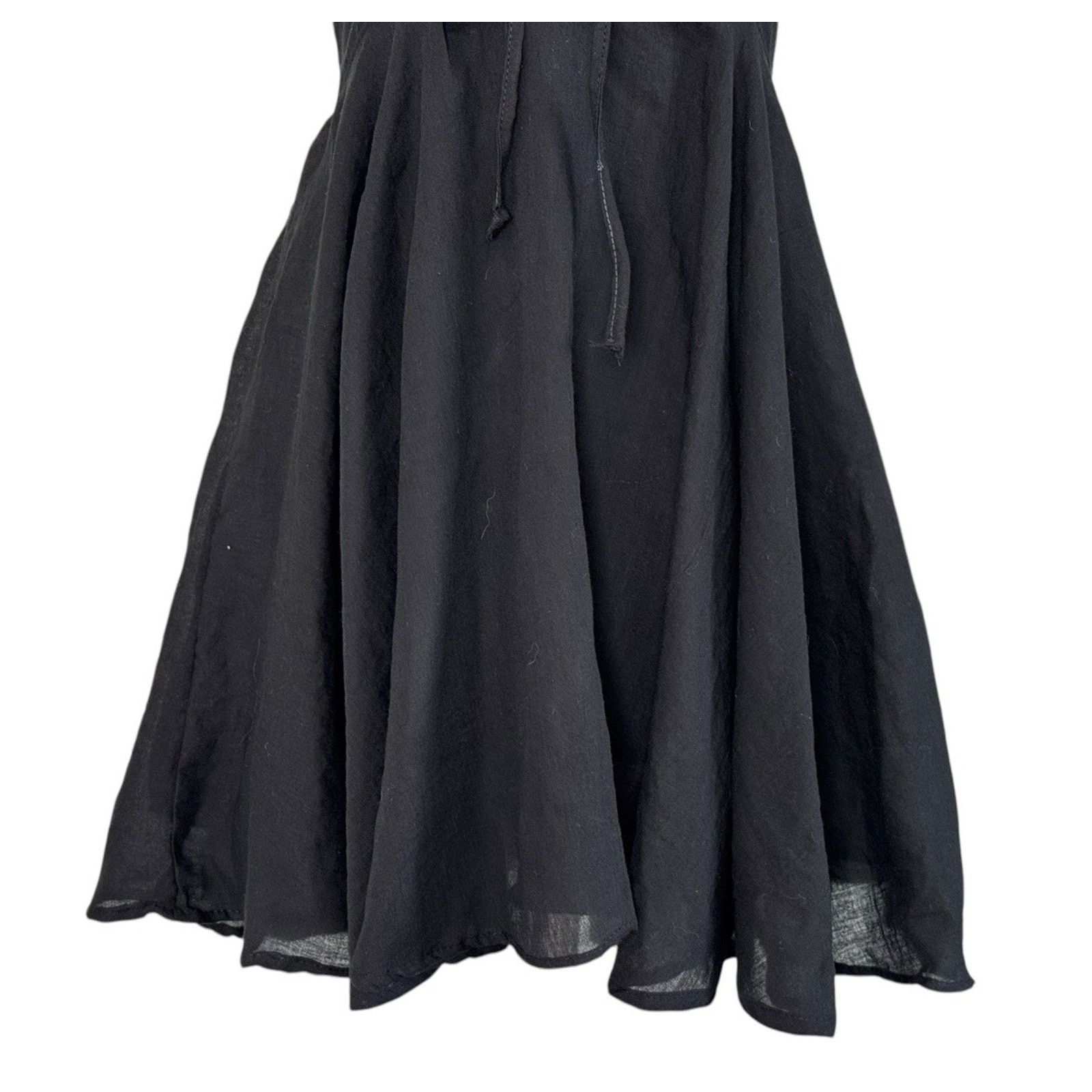 Other STELLA Lace Up Corset Mini Noni Dress Black Layered Ruffled Size ONE SIZE - 6 Thumbnail