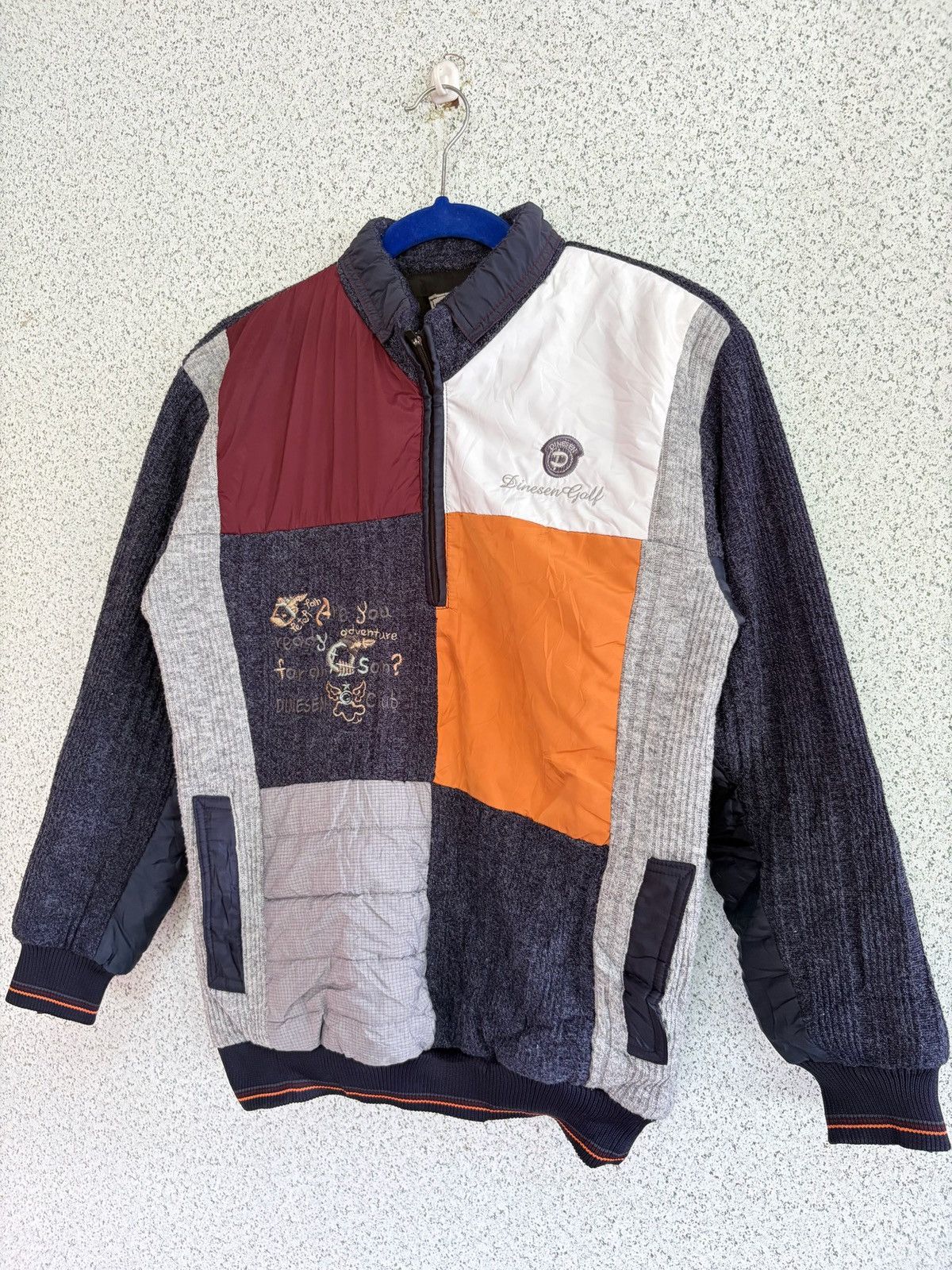 Japanese Brand Dinesen D Golf Vintage half Zipper Size L / US 10 / IT 46 - 2 Thumbnail