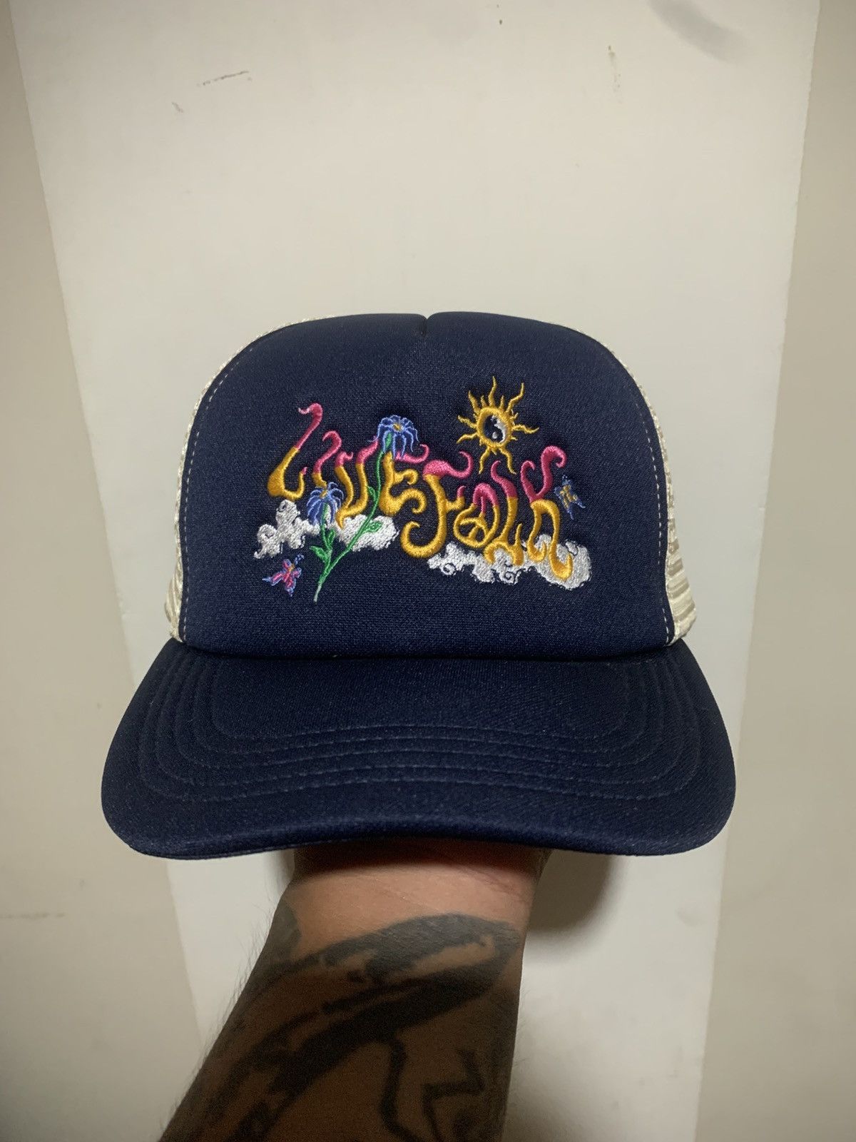 Japanese Brand Livefolk Hippie Gypsy Peace Style Trucker hat Size ONE SIZE - 1 Thumbnail