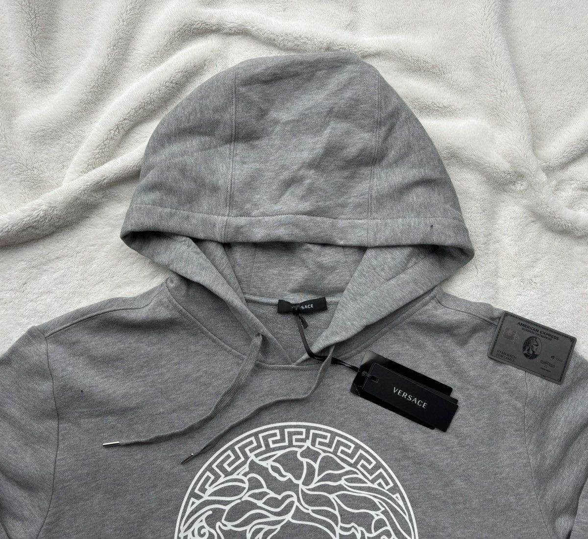 Versace Versace Grey Medusa Head Logo Hoodie Size US XL / EU 56 / 4 - 3 Thumbnail