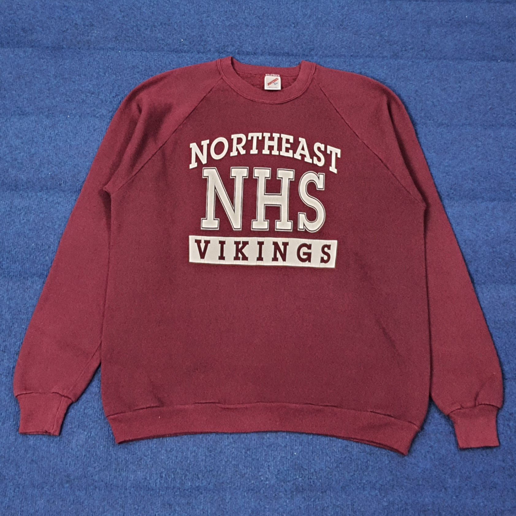 Jerzees Vintage Northeast NHS Vikings Sports Team Sweatshirt C268N19 Size US M / EU 48-50 / 2 - 1 Thumbnail