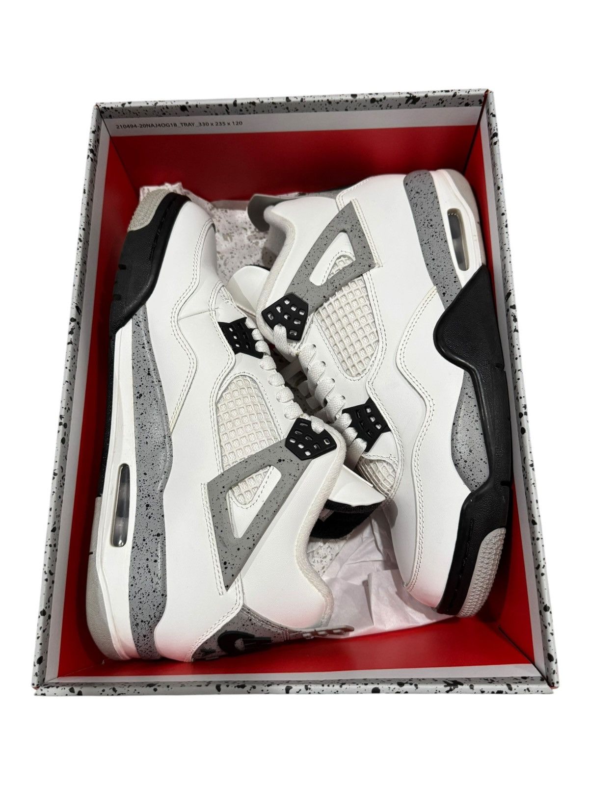 Jordan Brand Jordan 4 Retro White Cement (2025) Size US 9 / EU 42 - 1 Thumbnail
