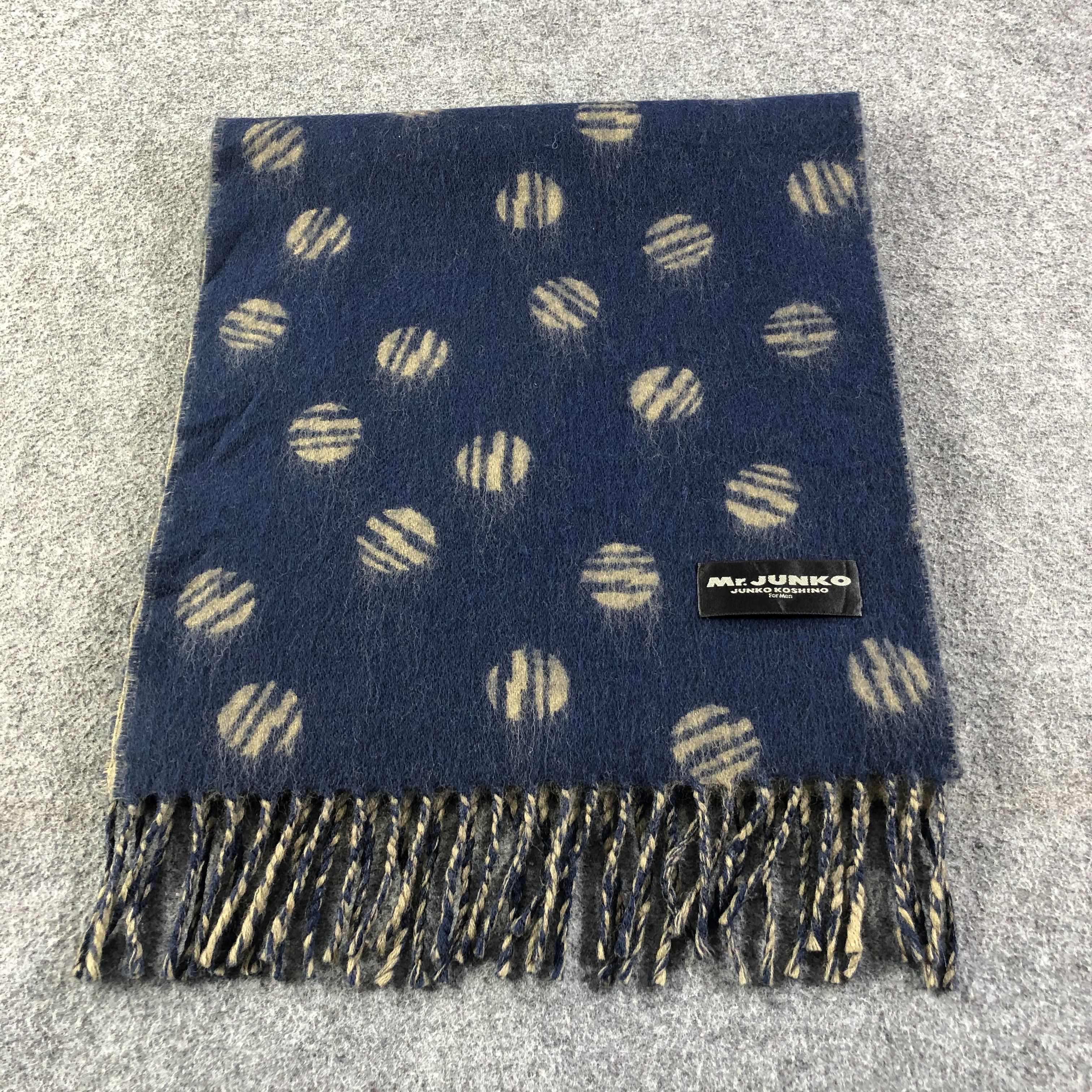 Mr. Junko Mr. Junko Wool Scarf Muffler V1149 Size ONE SIZE - 2 Thumbnail