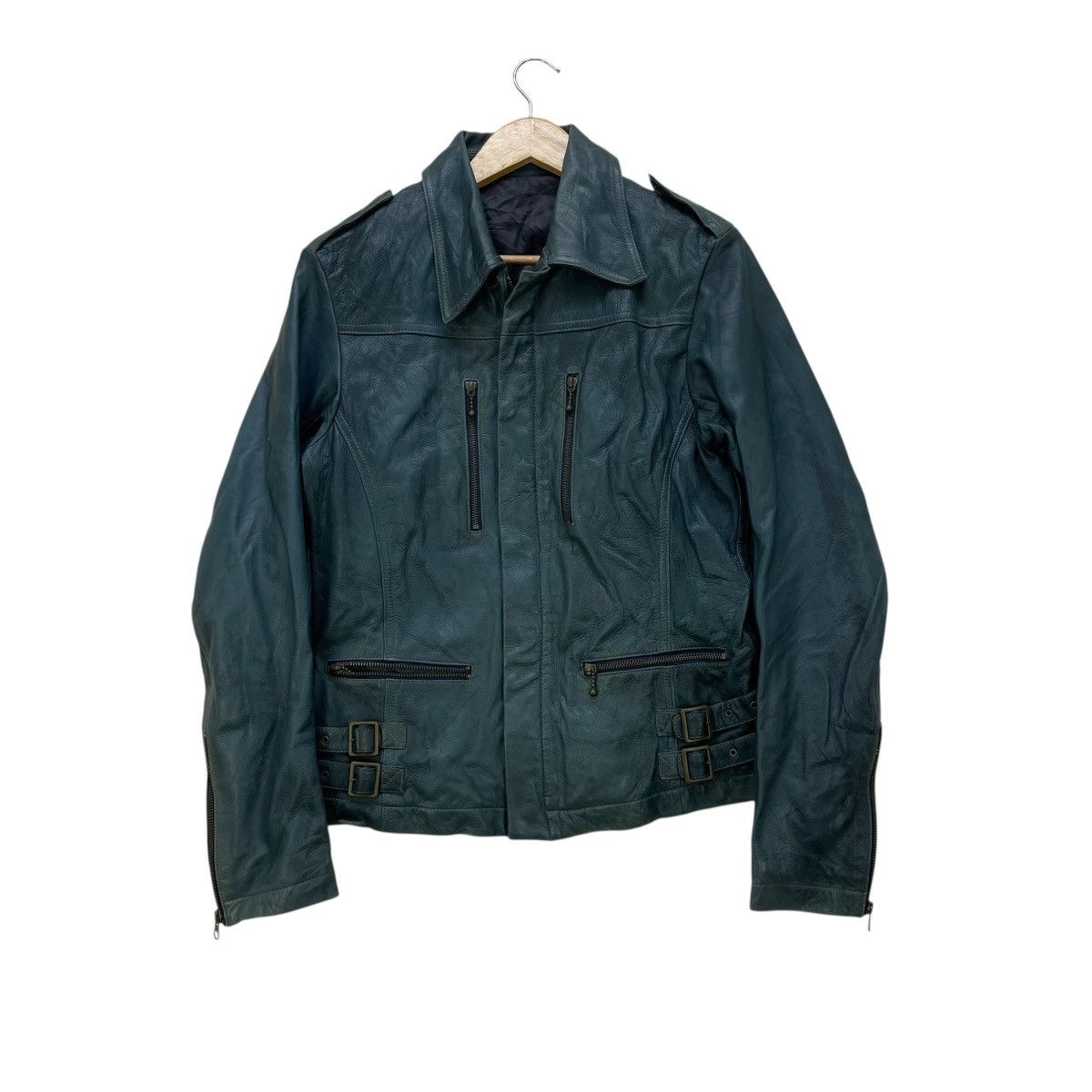 If Six Was Nine 💥Vintage Lalb Sheep Skin Leather Jacket Size US M / EU 48-50 / 2 - 1 Thumbnail