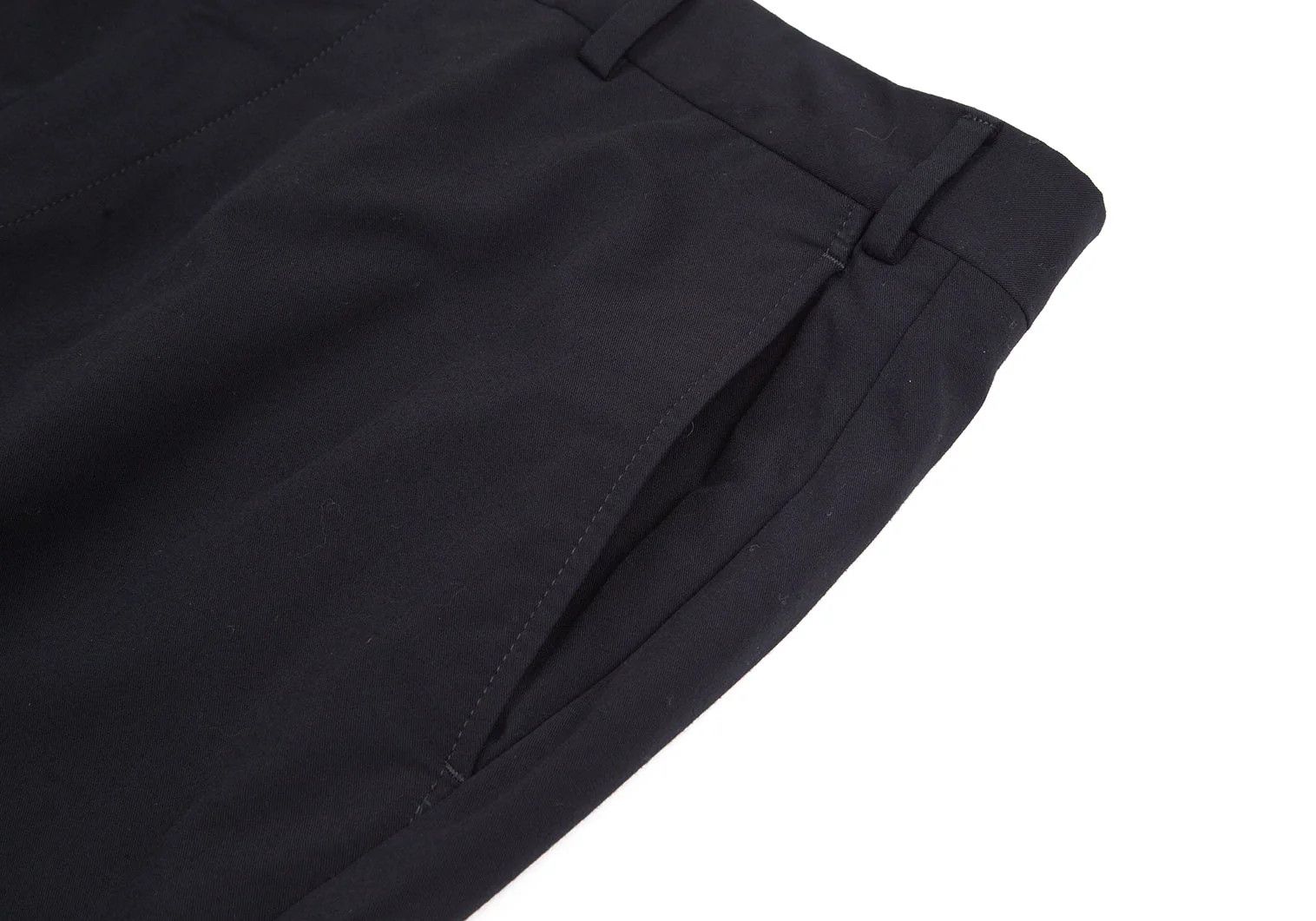 Armani Collezioni Dark Navy No-Tuck Pants Size 54R in Good Condition Size US 26 / EU 42 - 6 Thumbnail