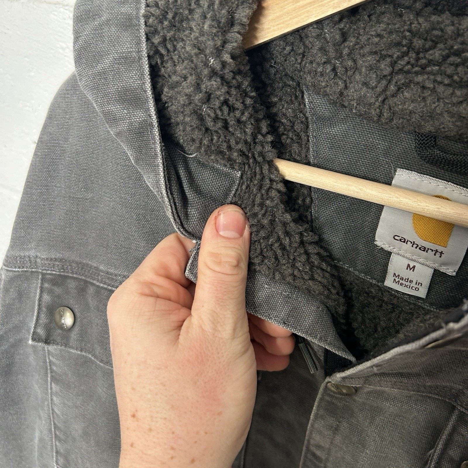 Carhartt Y2K Carhartt Sherpa-Lined Multi-Pocket Jacket “Gravel” J284 Size US M / EU 48-50 / 2 - 14 Thumbnail
